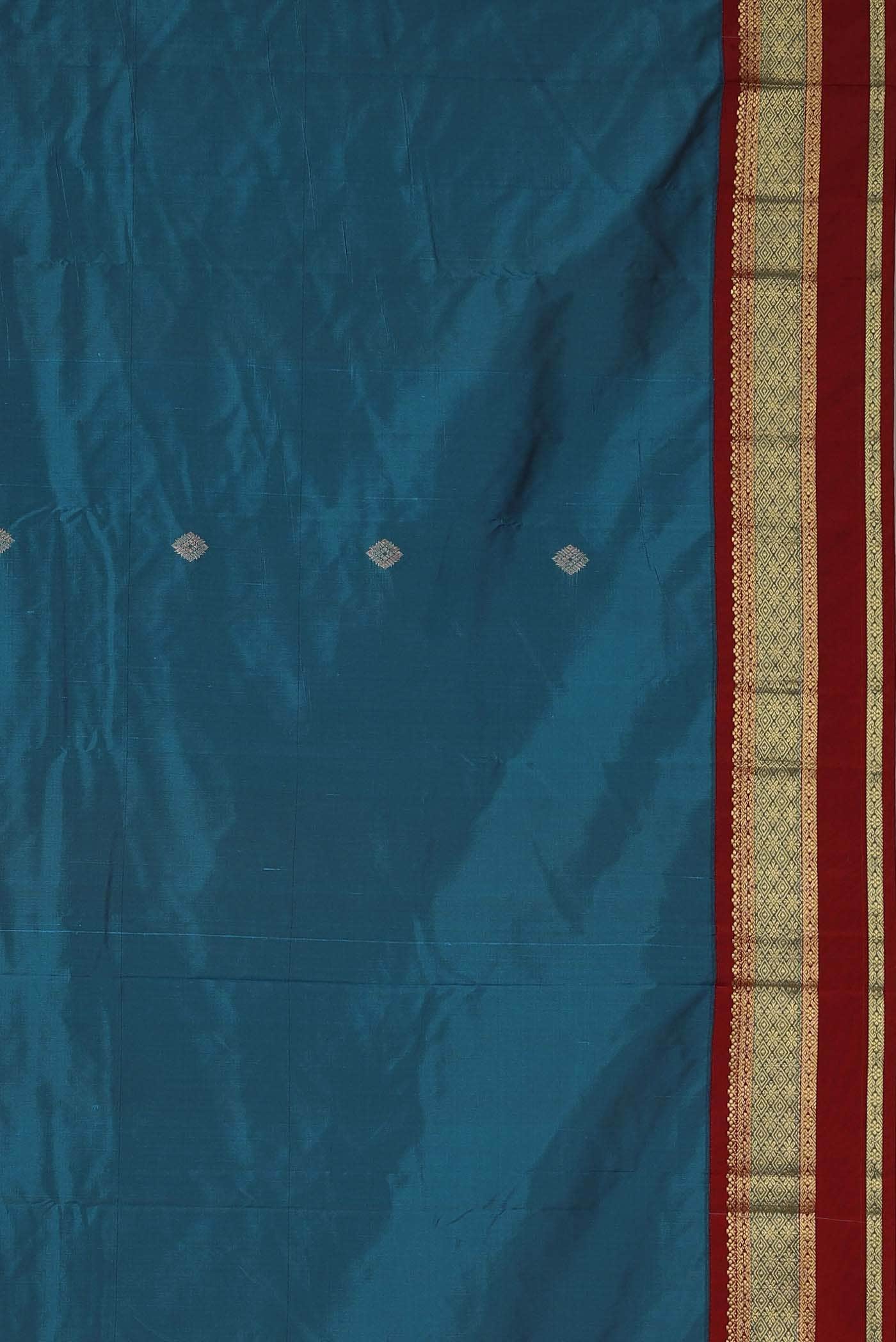 Blue Bangalore Silk Saree