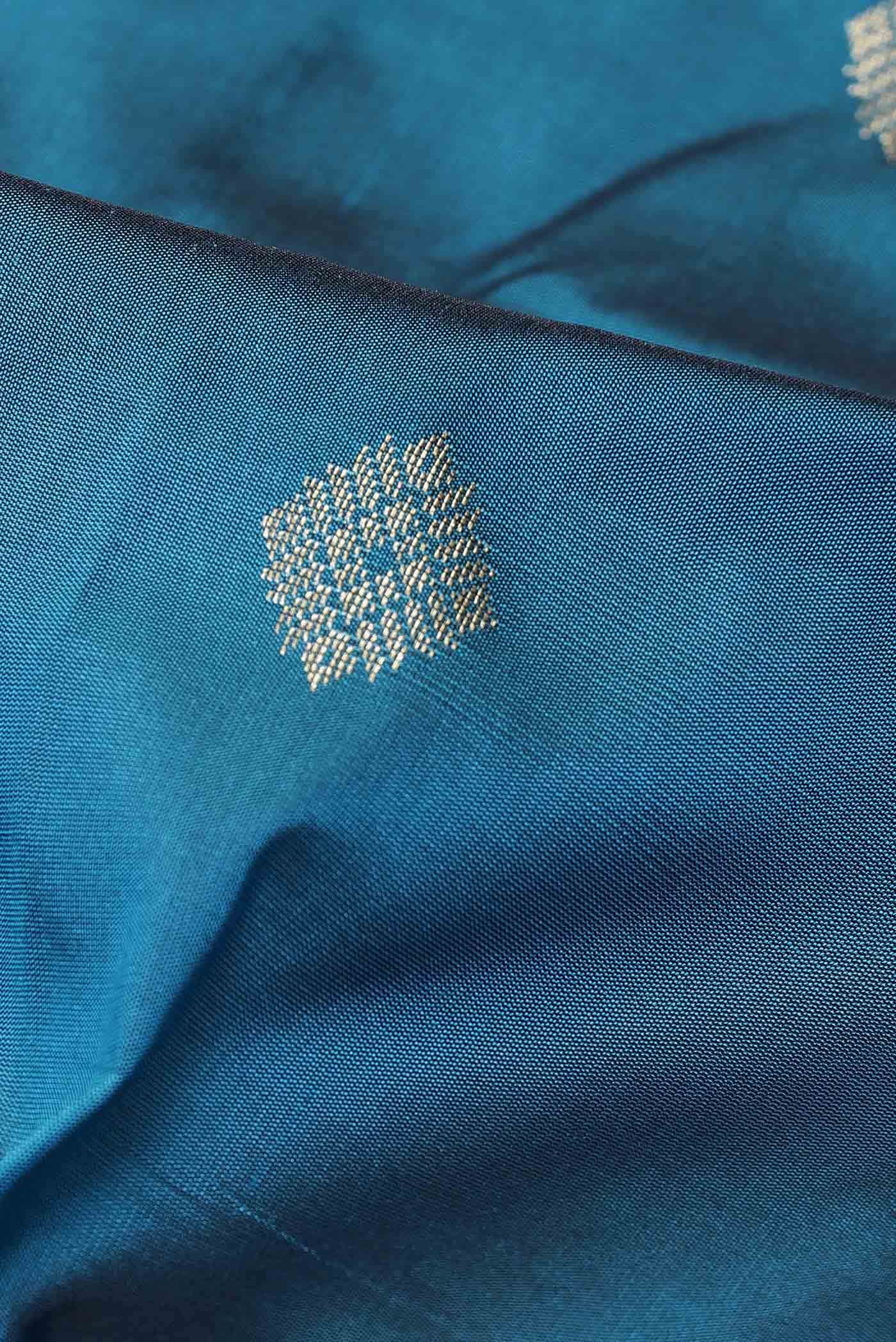 Blue Bangalore Silk Saree
