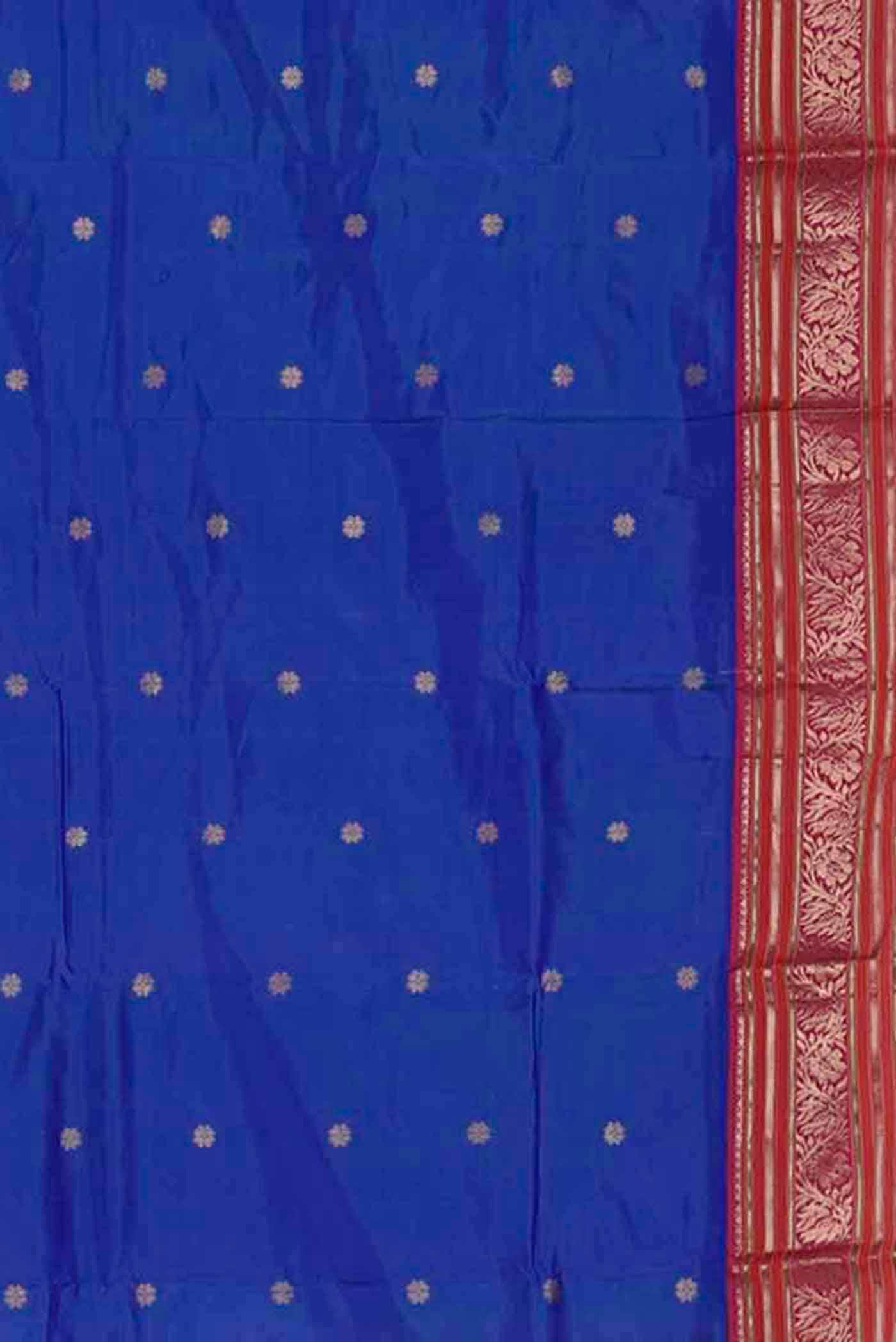 Blue Bangalore Silk Saree