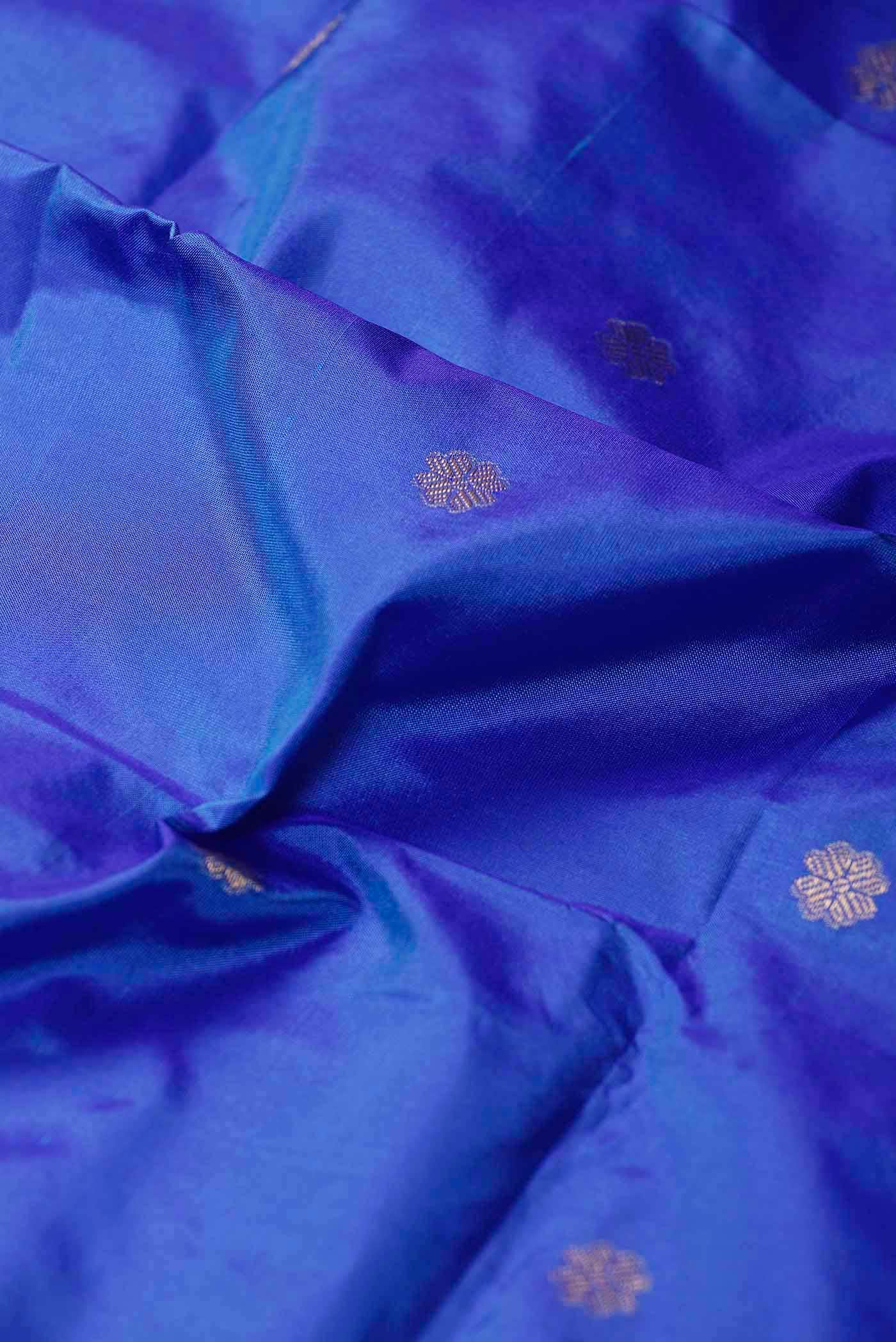 Blue Bangalore Silk Saree
