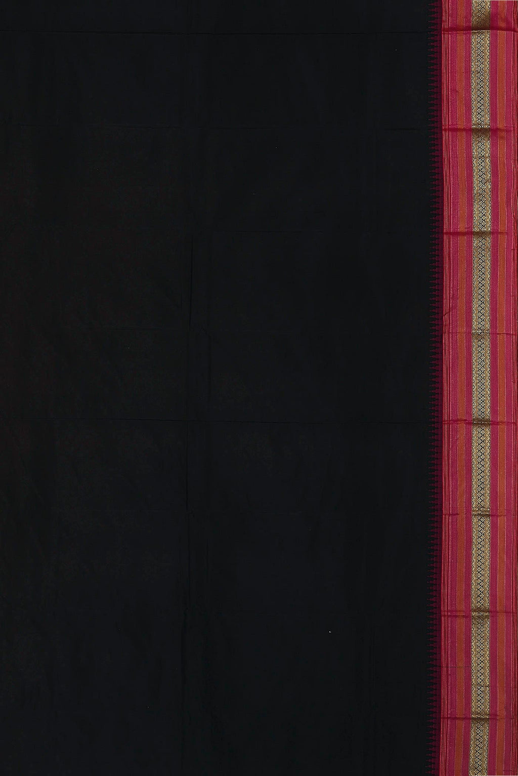 Black Bangalore Silk Saree