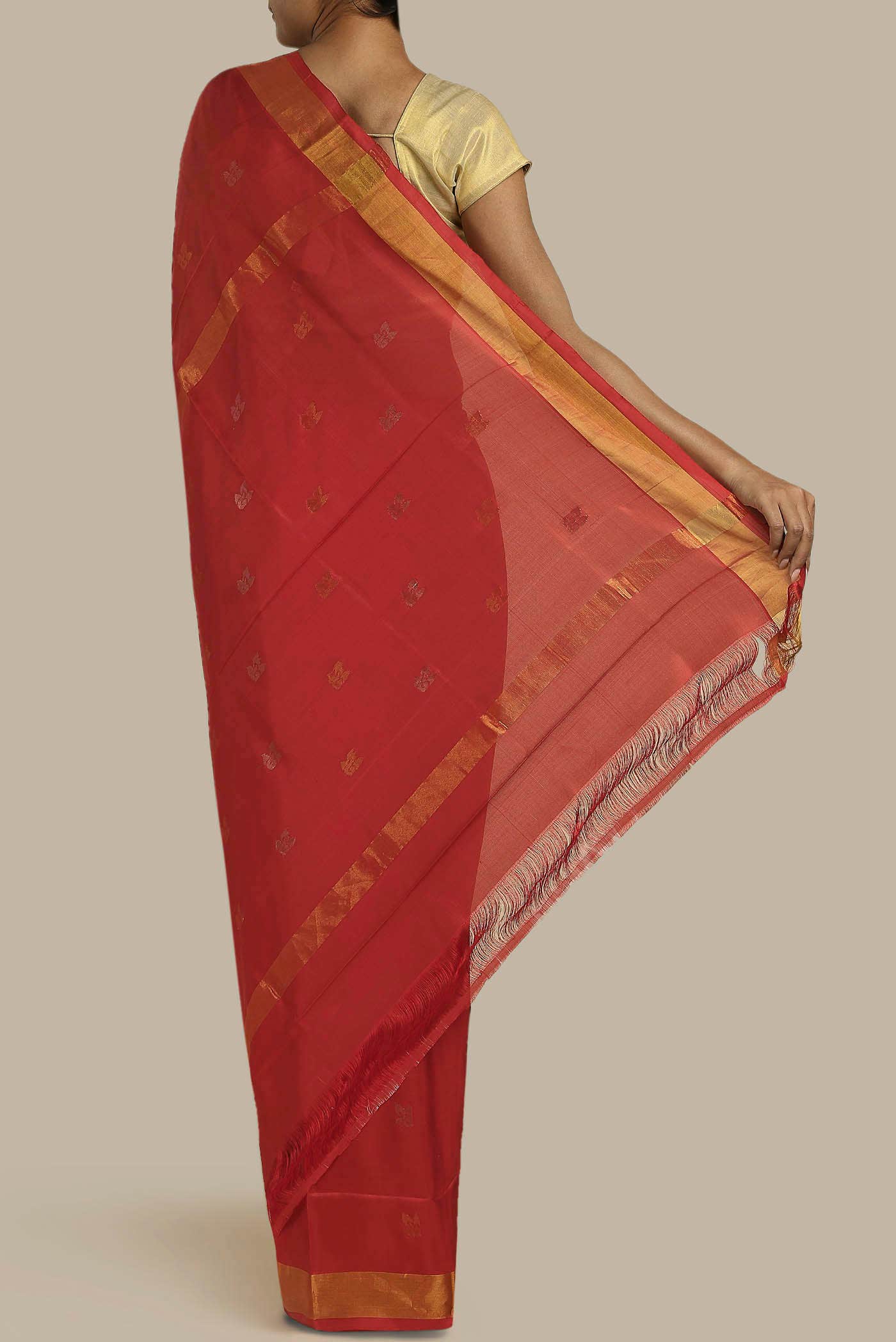Red Uppada Silk Saree