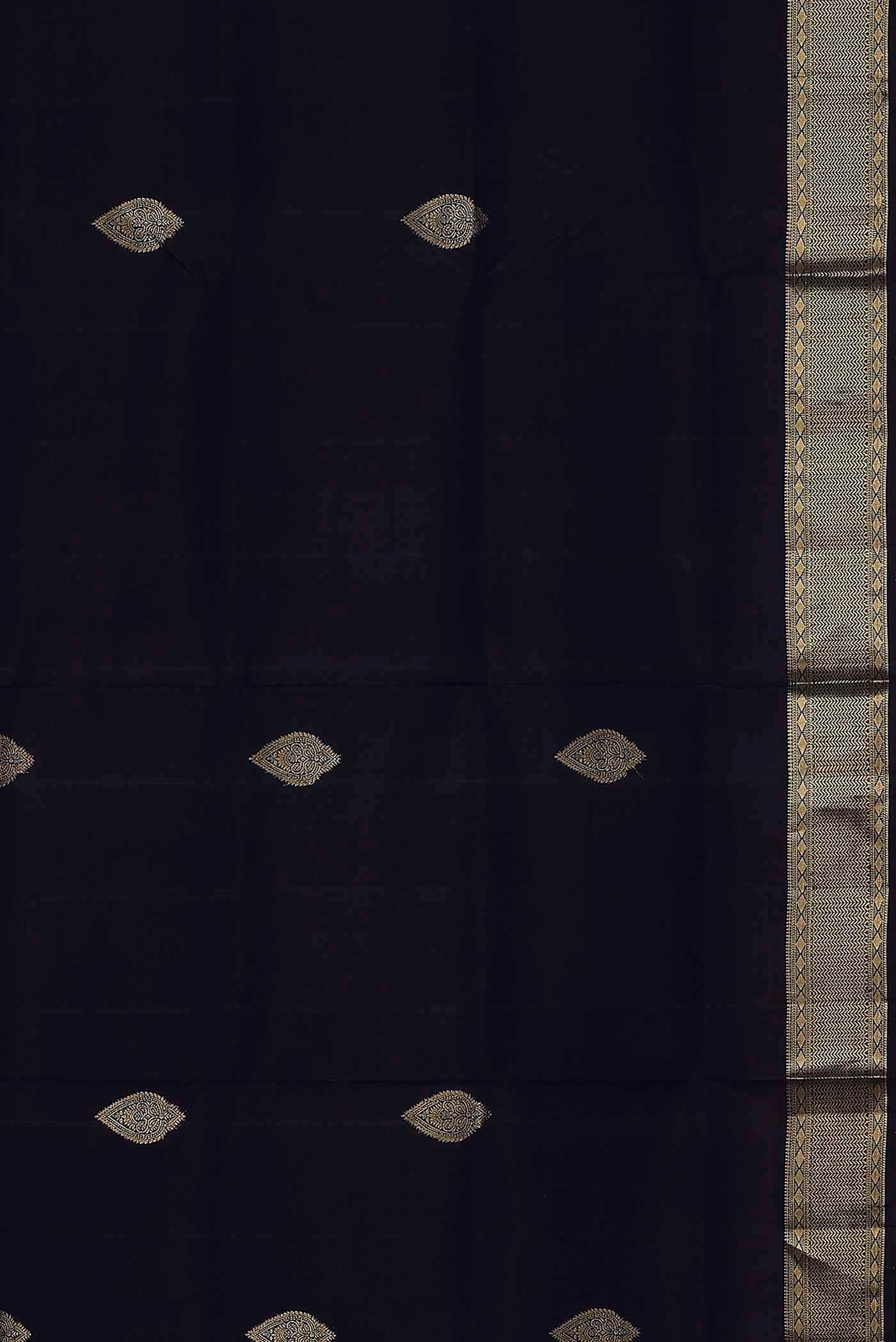 Black Soft Silk Saree