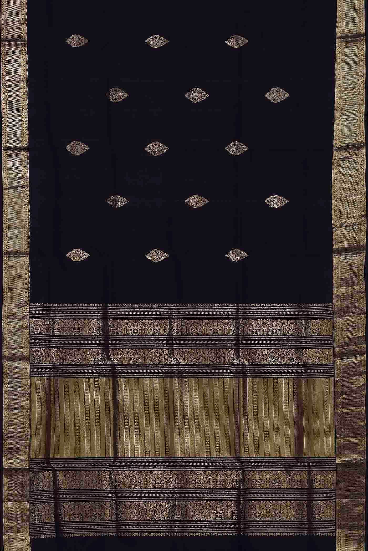 Black Soft Silk Saree