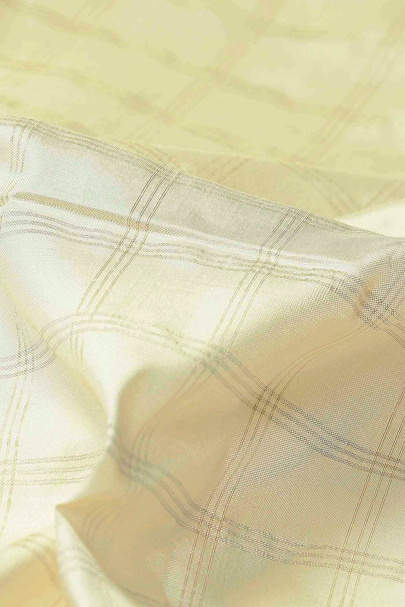 Cream Pochampally Silk Saree
