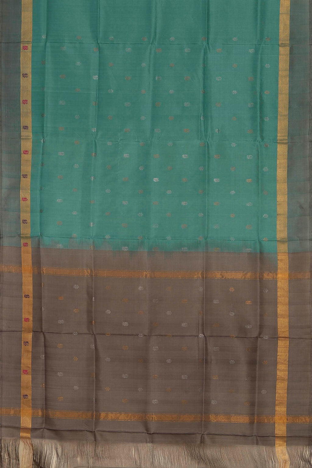 Turquoise Uppada Silk Saree