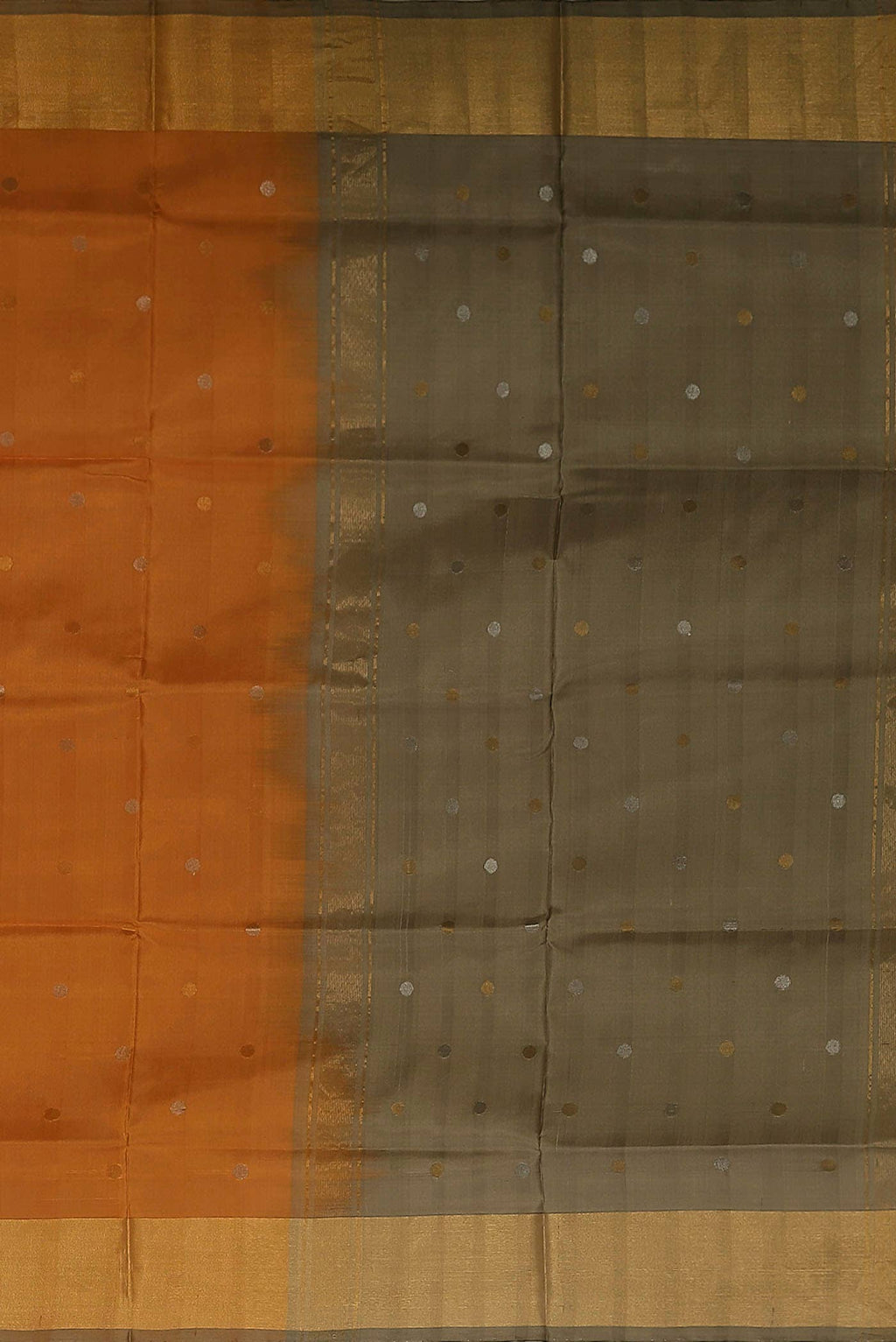 Orange Uppada Silk Saree