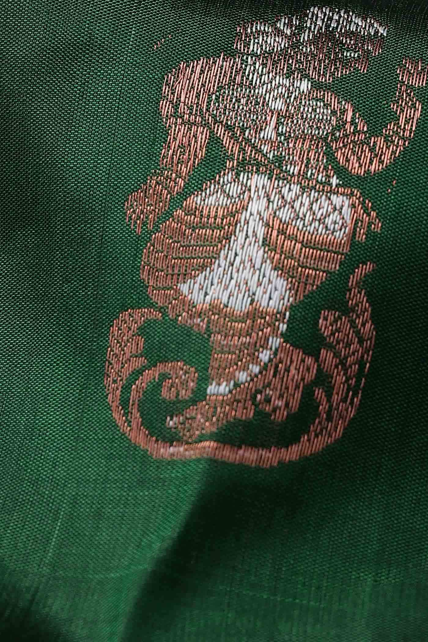 Green Baluchari Silk Saree
