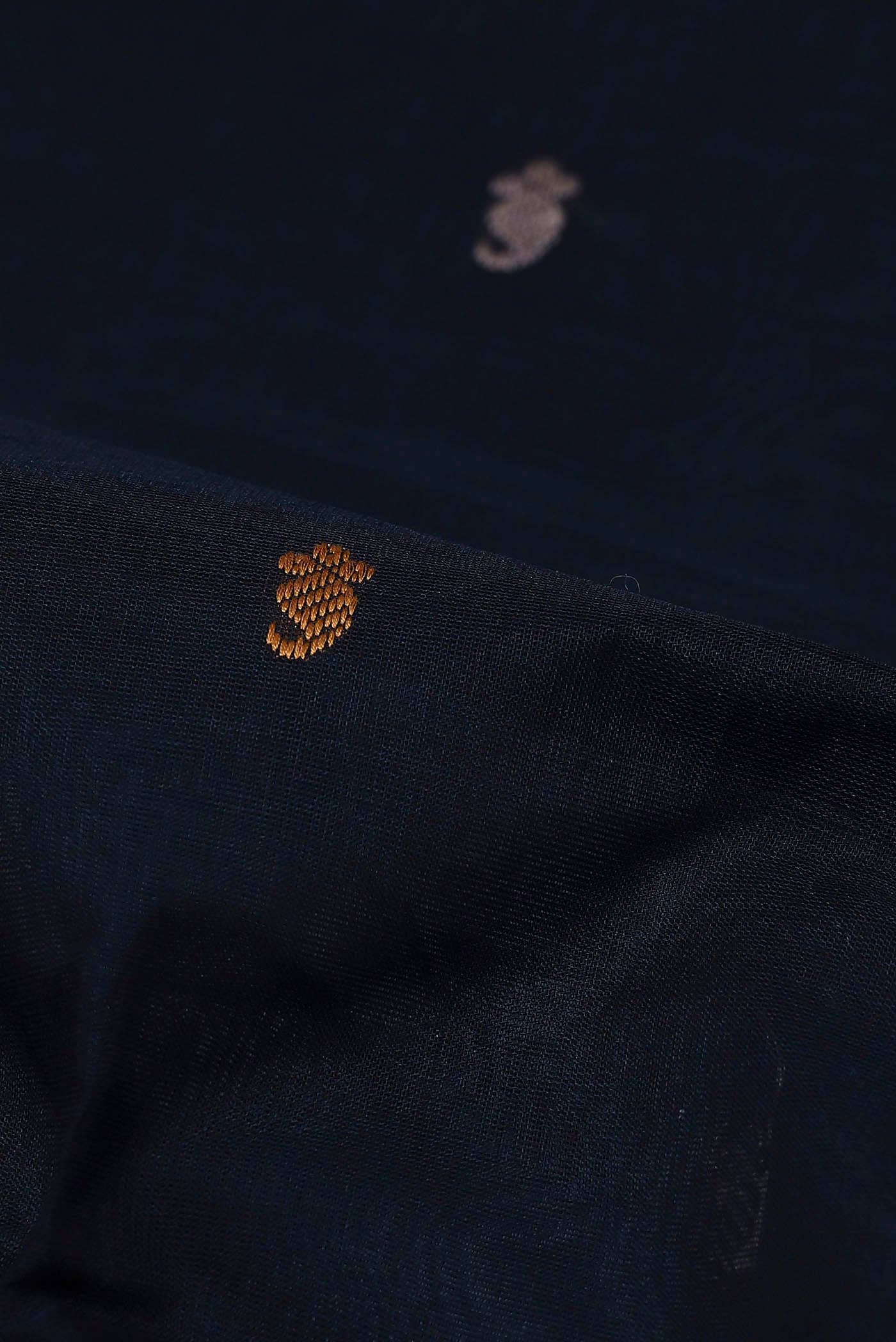 Black Coimbatore Cotton Saree