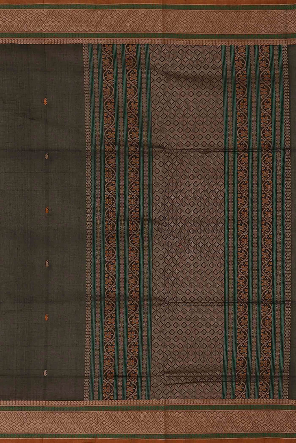 Black Coimbatore Cotton Saree