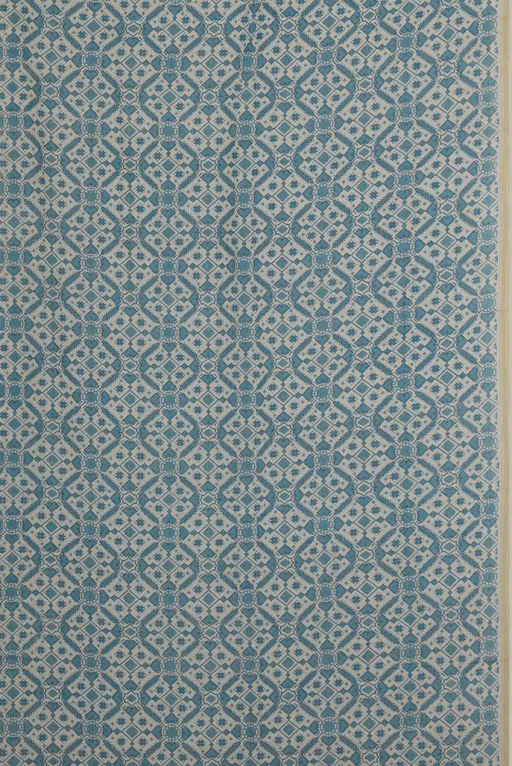 Blue Bhagalpuri Tussar Silk Saree