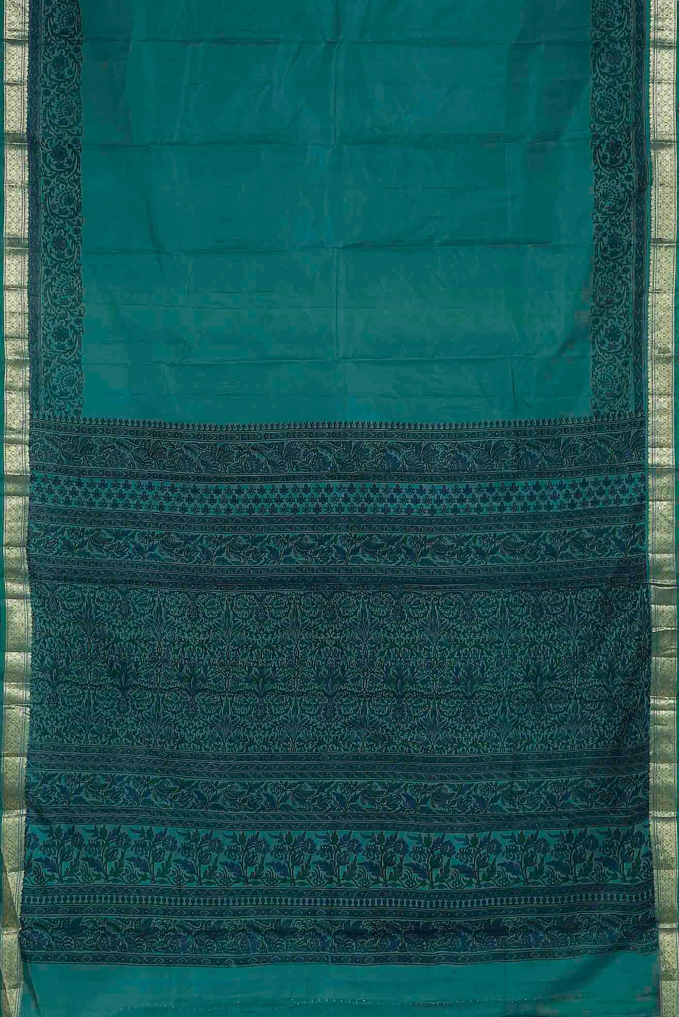 Blue Bangalore Silk Saree