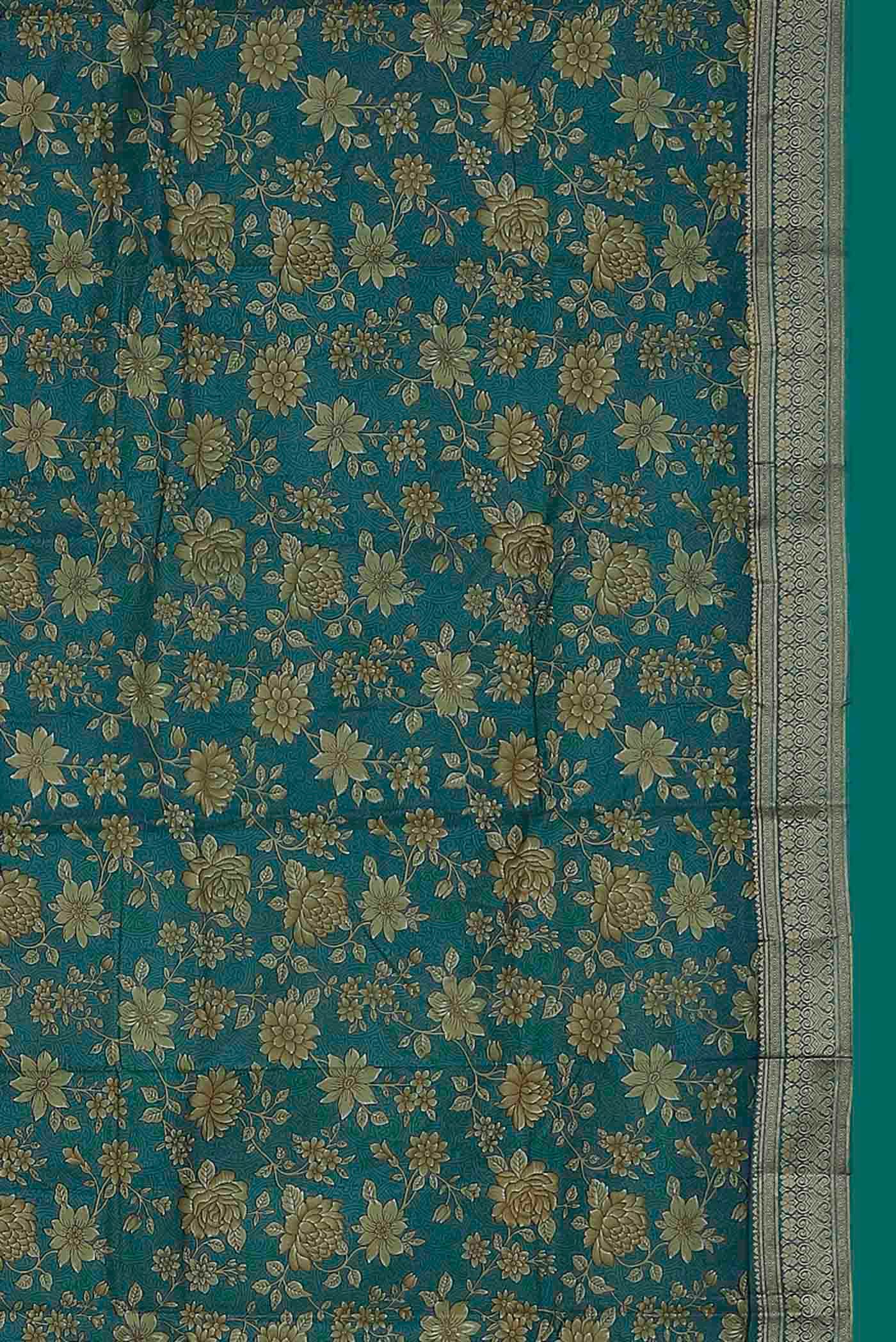 Blue Bangalore Silk Saree