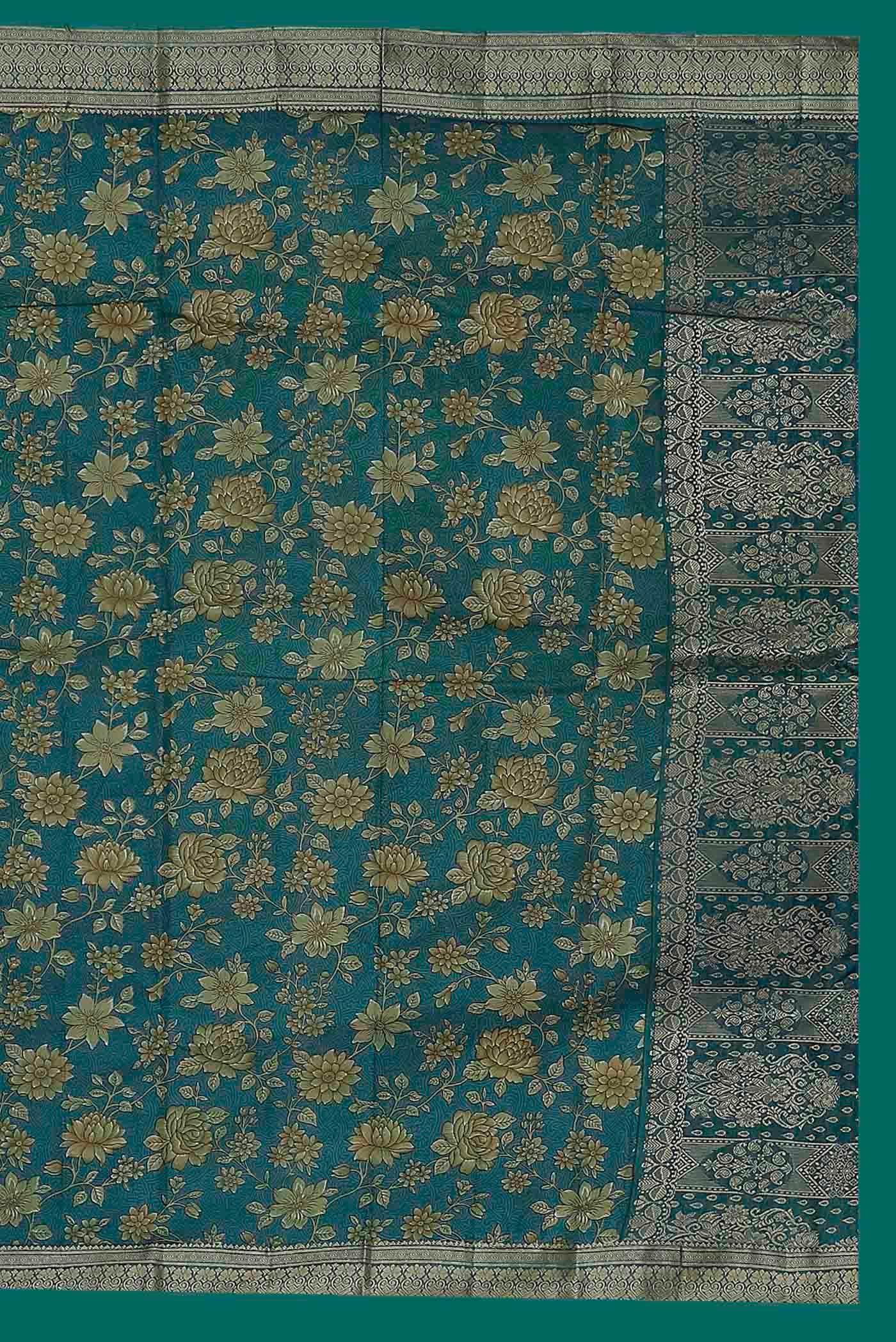 Blue Bangalore Silk Saree