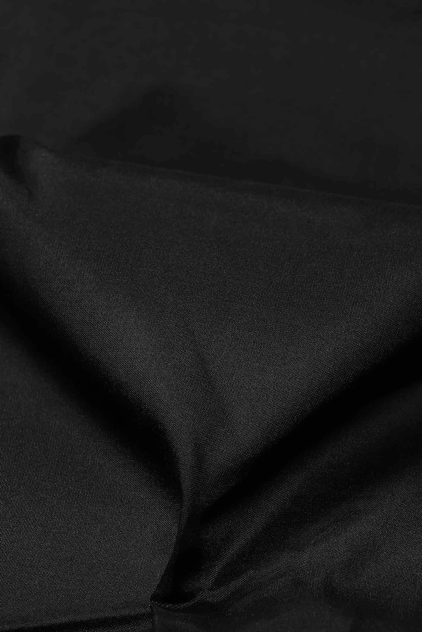 Black Bangalore Silk Saree