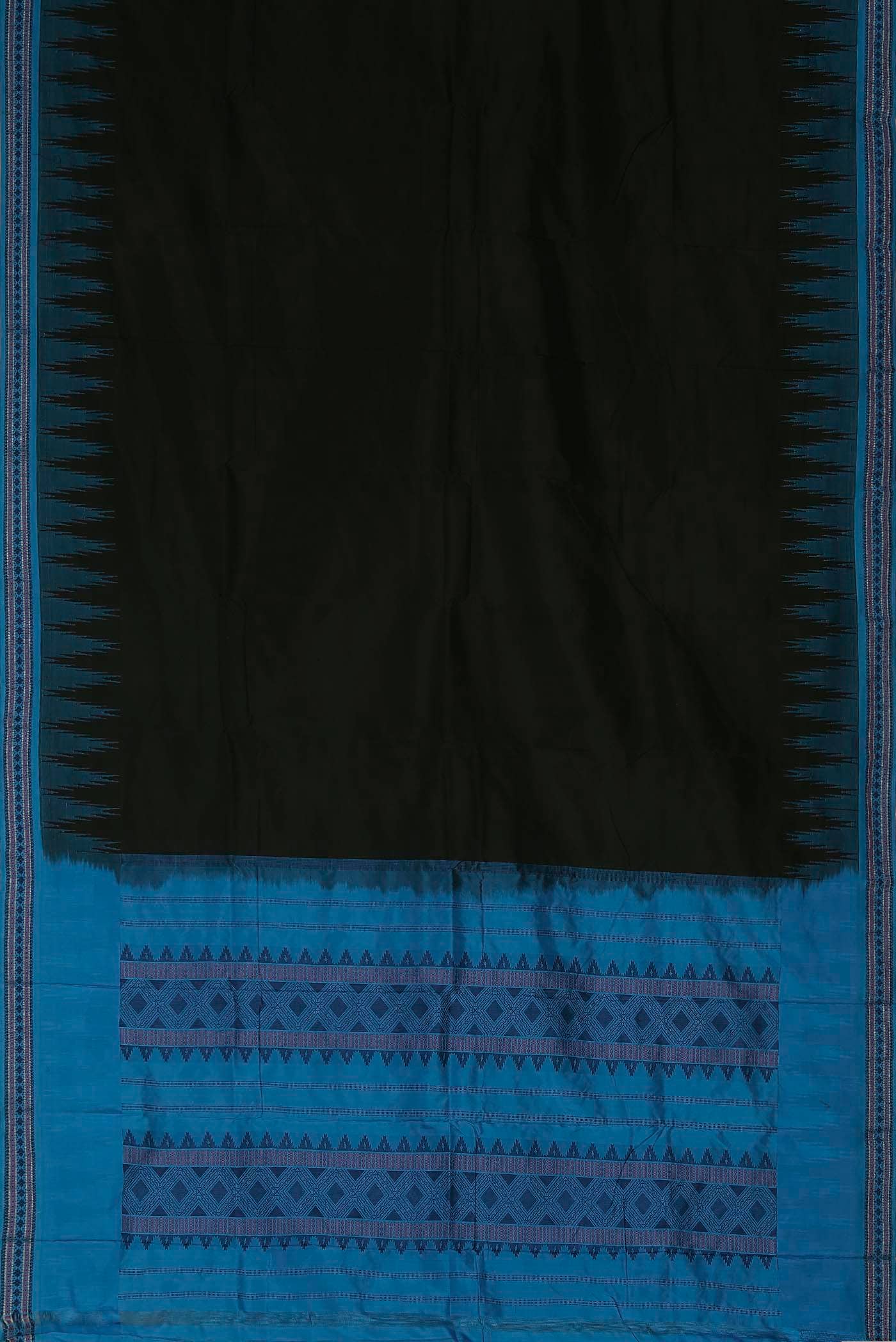 Black Bangalore Silk Saree