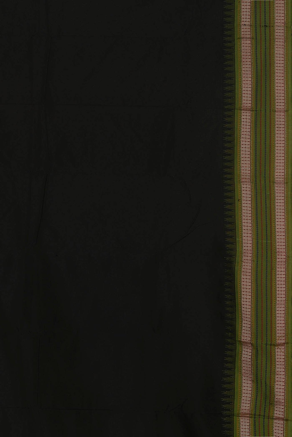 Black Bangalore Silk Saree