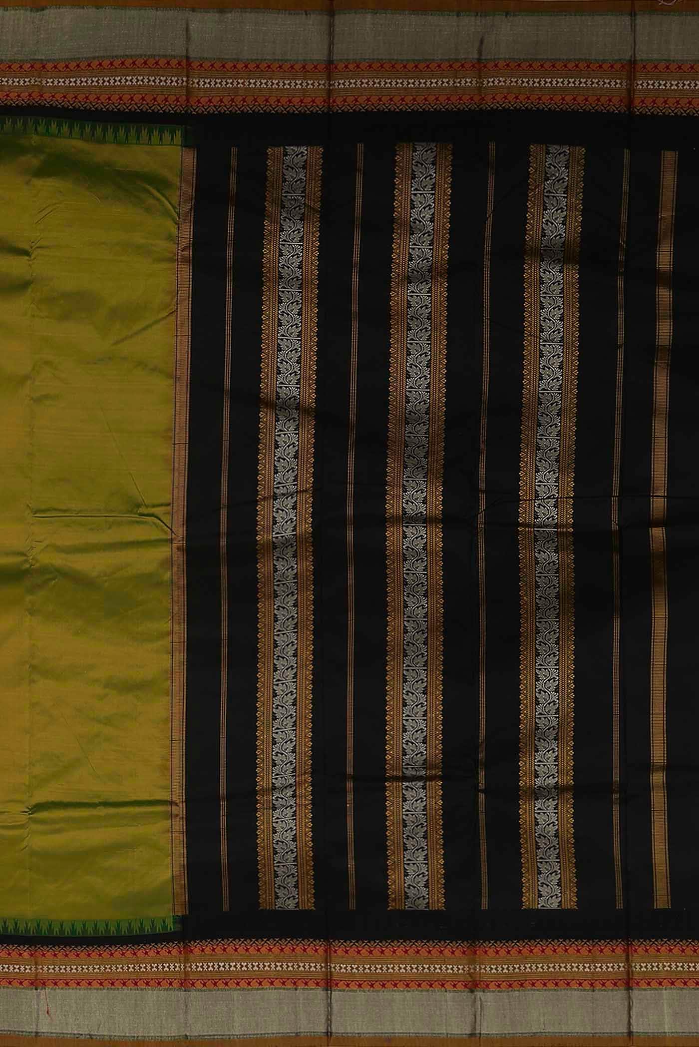 Green Bangalore Silk Saree