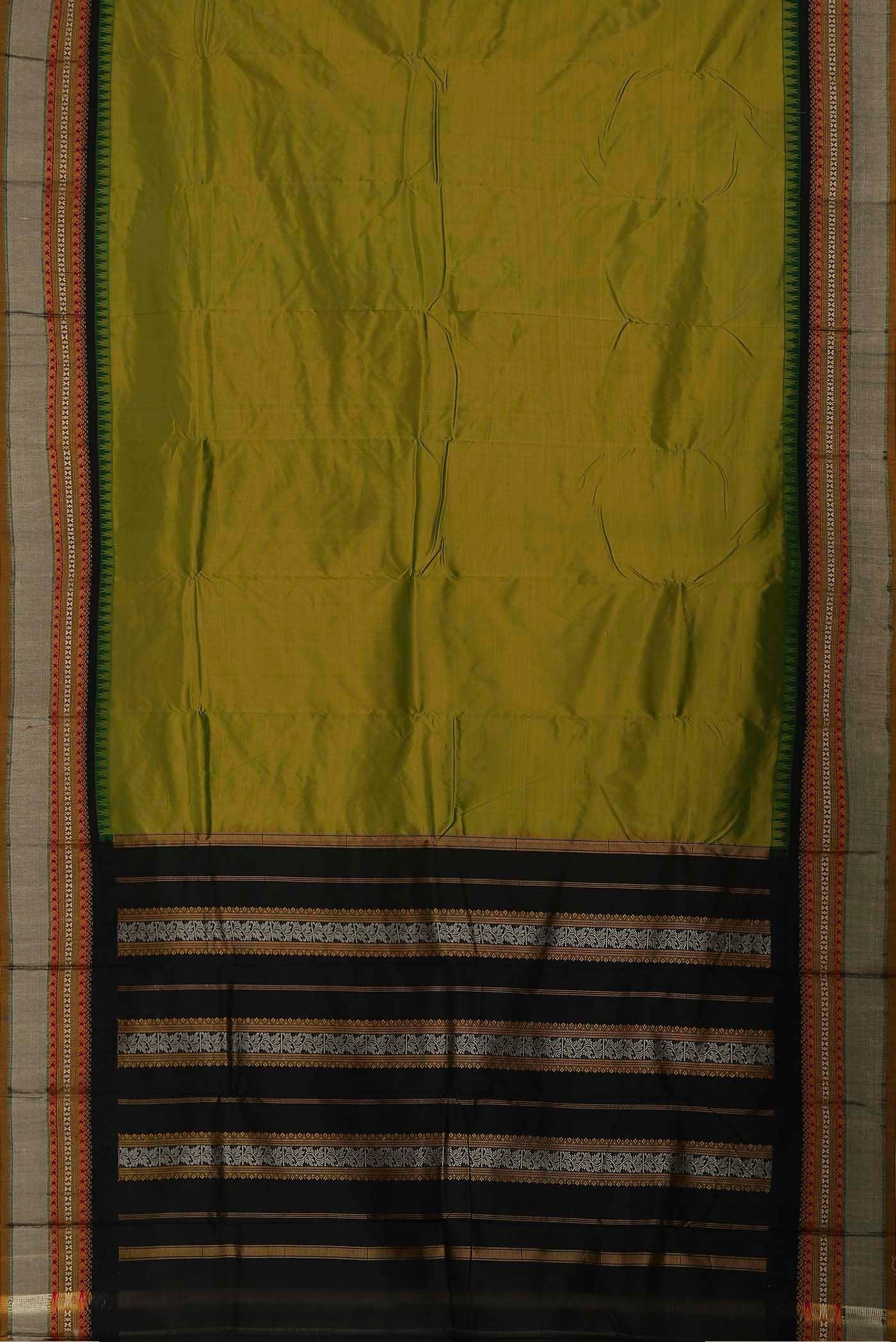 Green Bangalore Silk Saree