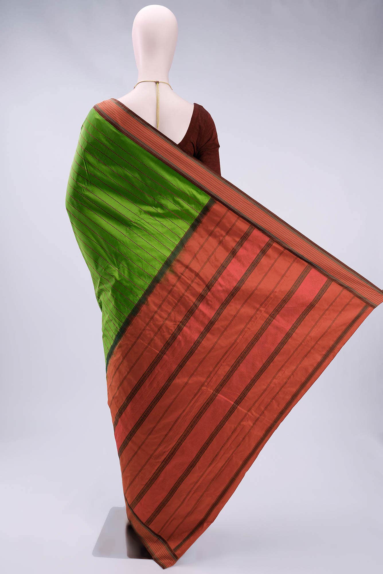 Light Green Bangalore Silk - kadyal Saree