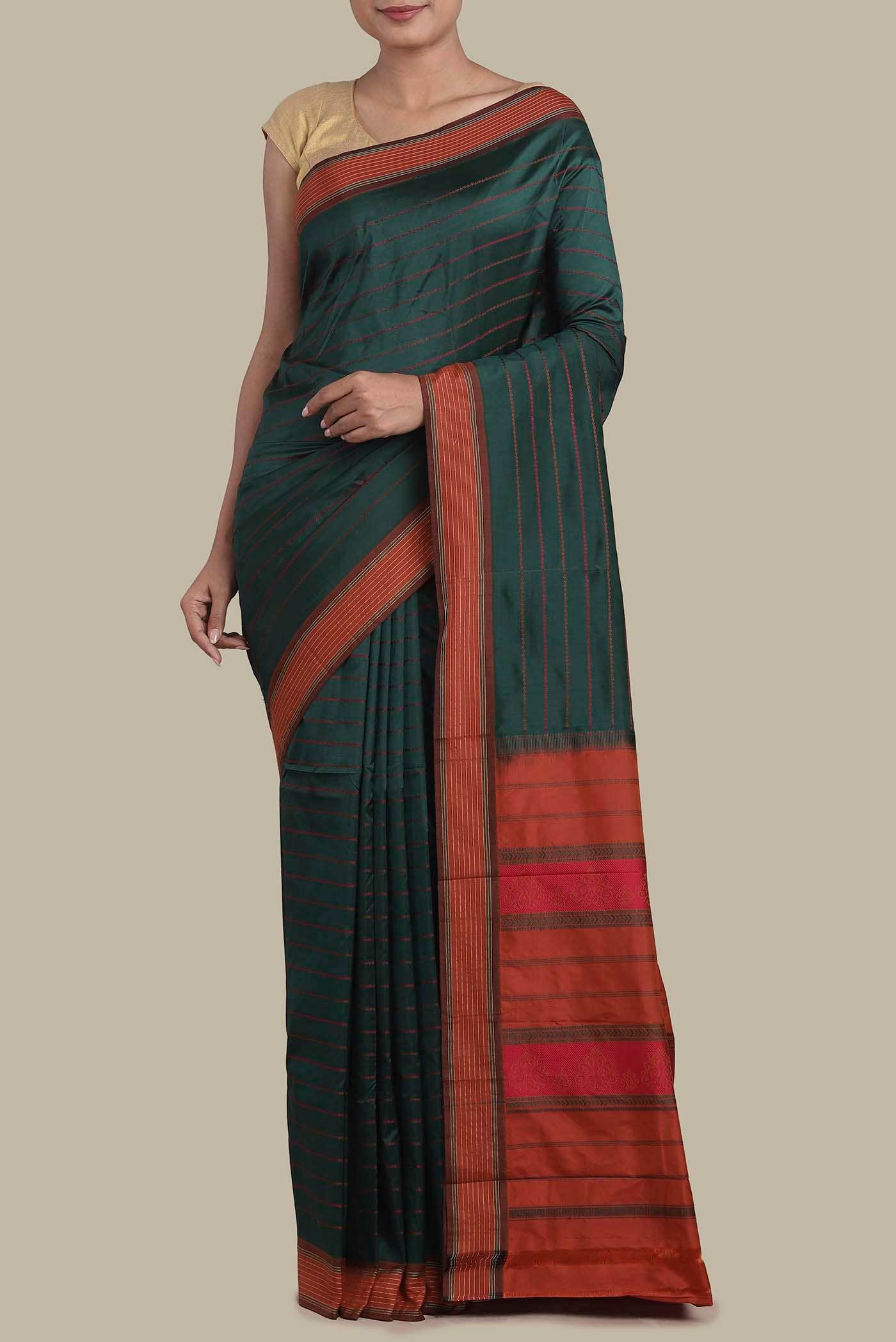 Green Kanchipuram Silk Saree