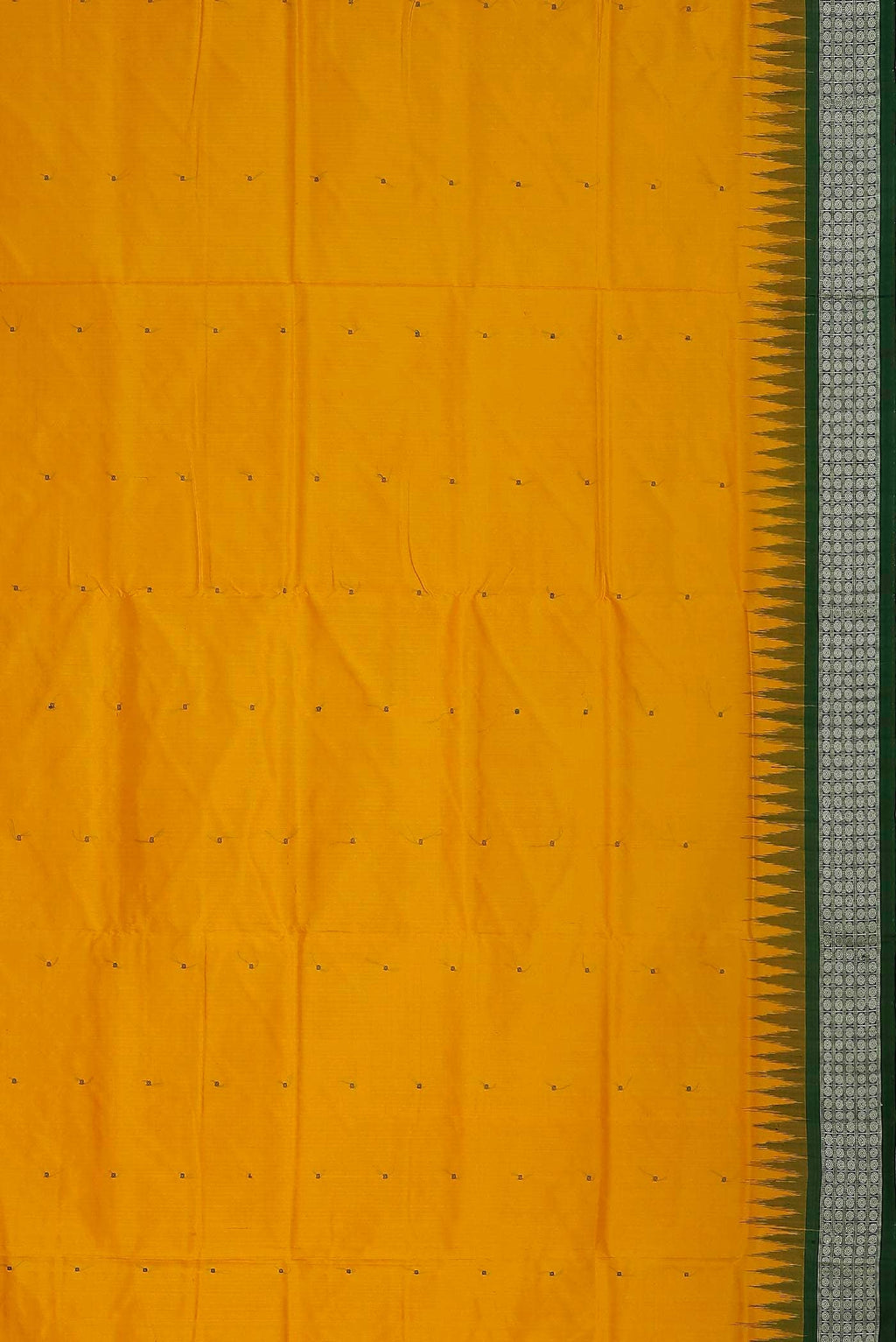 Yellow Orissa Silk Saree