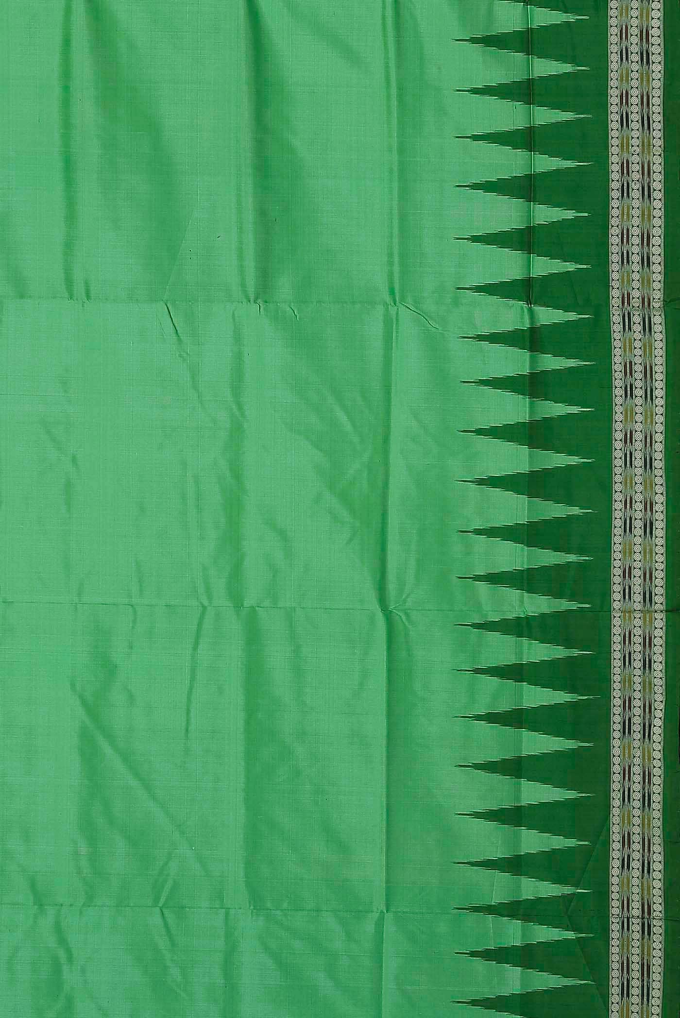 Green Orissa Silk Saree