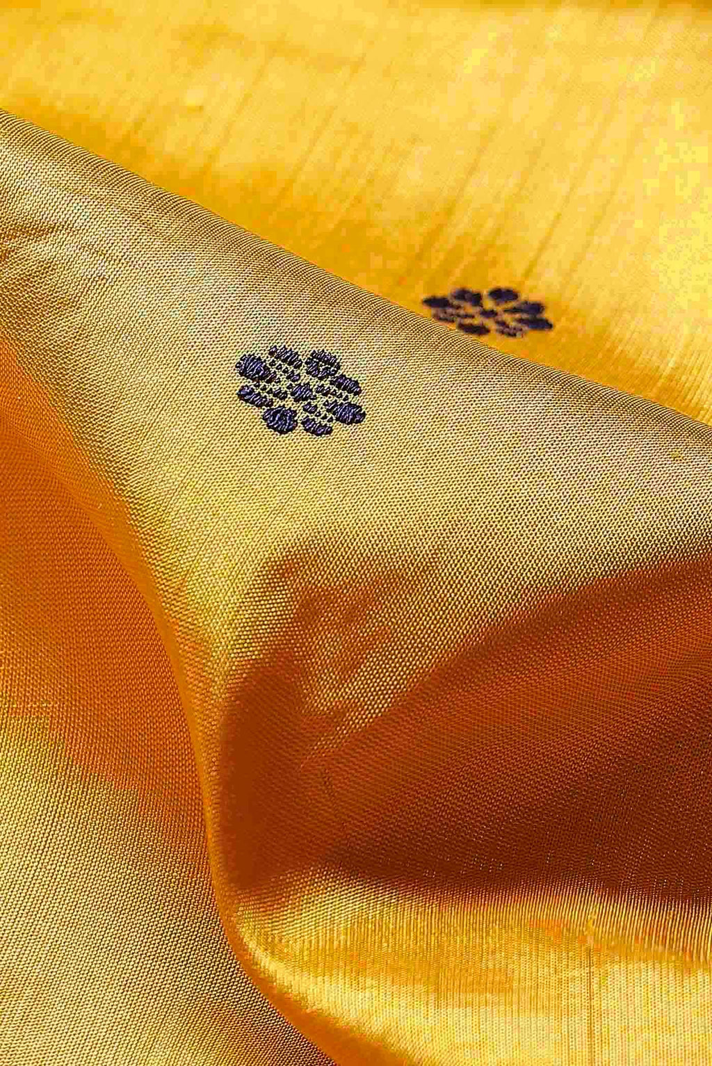 Yellow Orissa Silk Saree