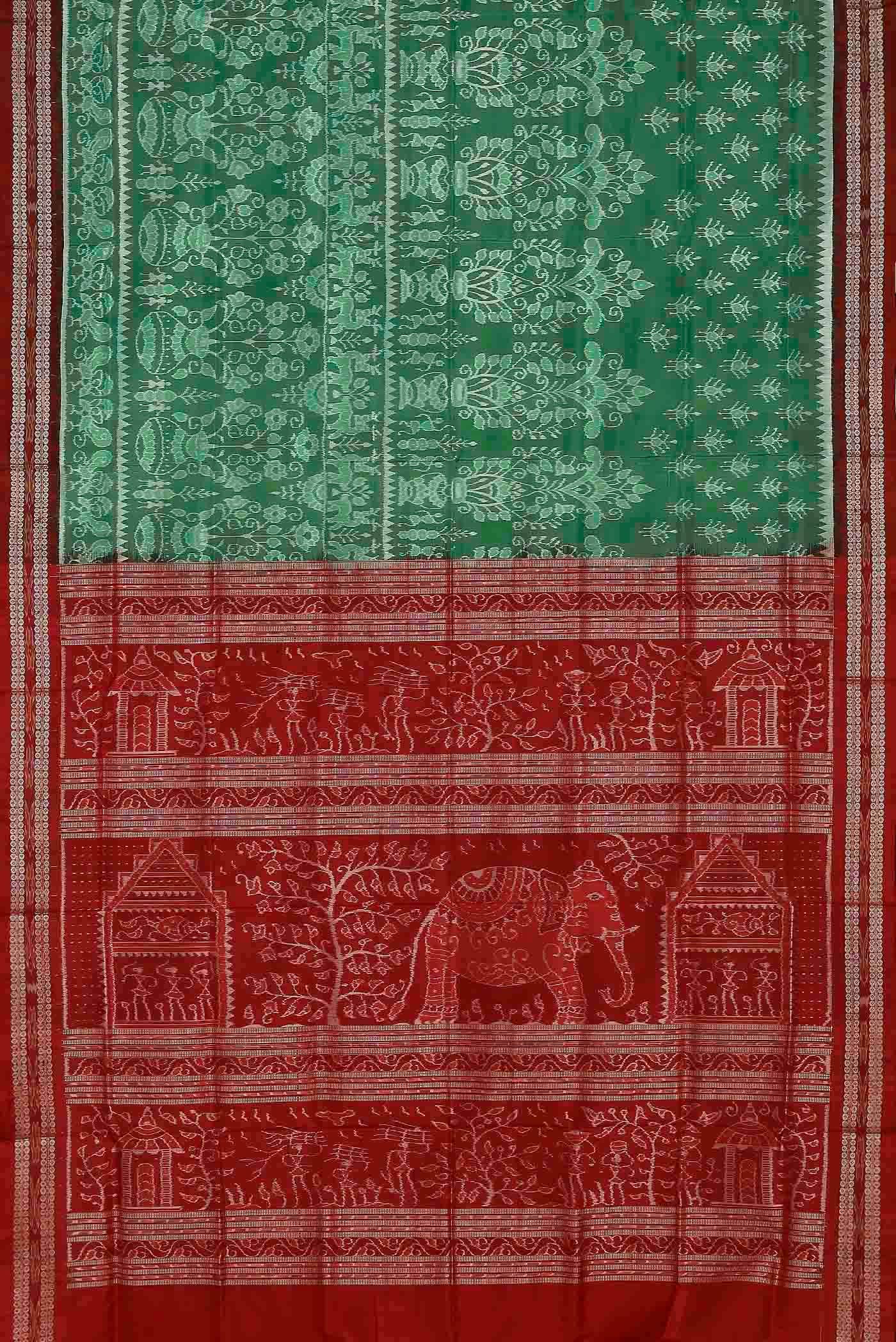 Black Orissa Silk Saree