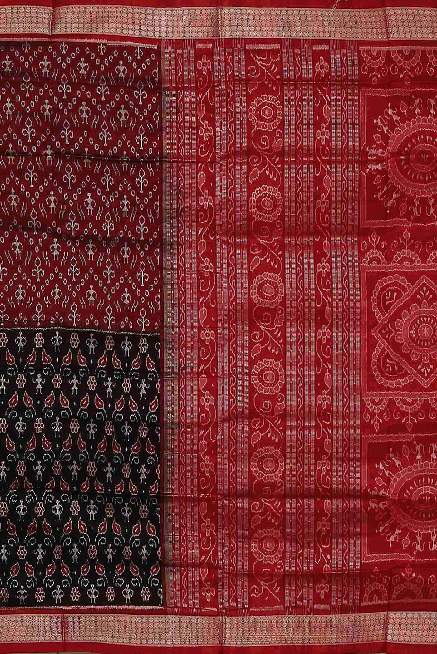 Black Orissa Silk Saree