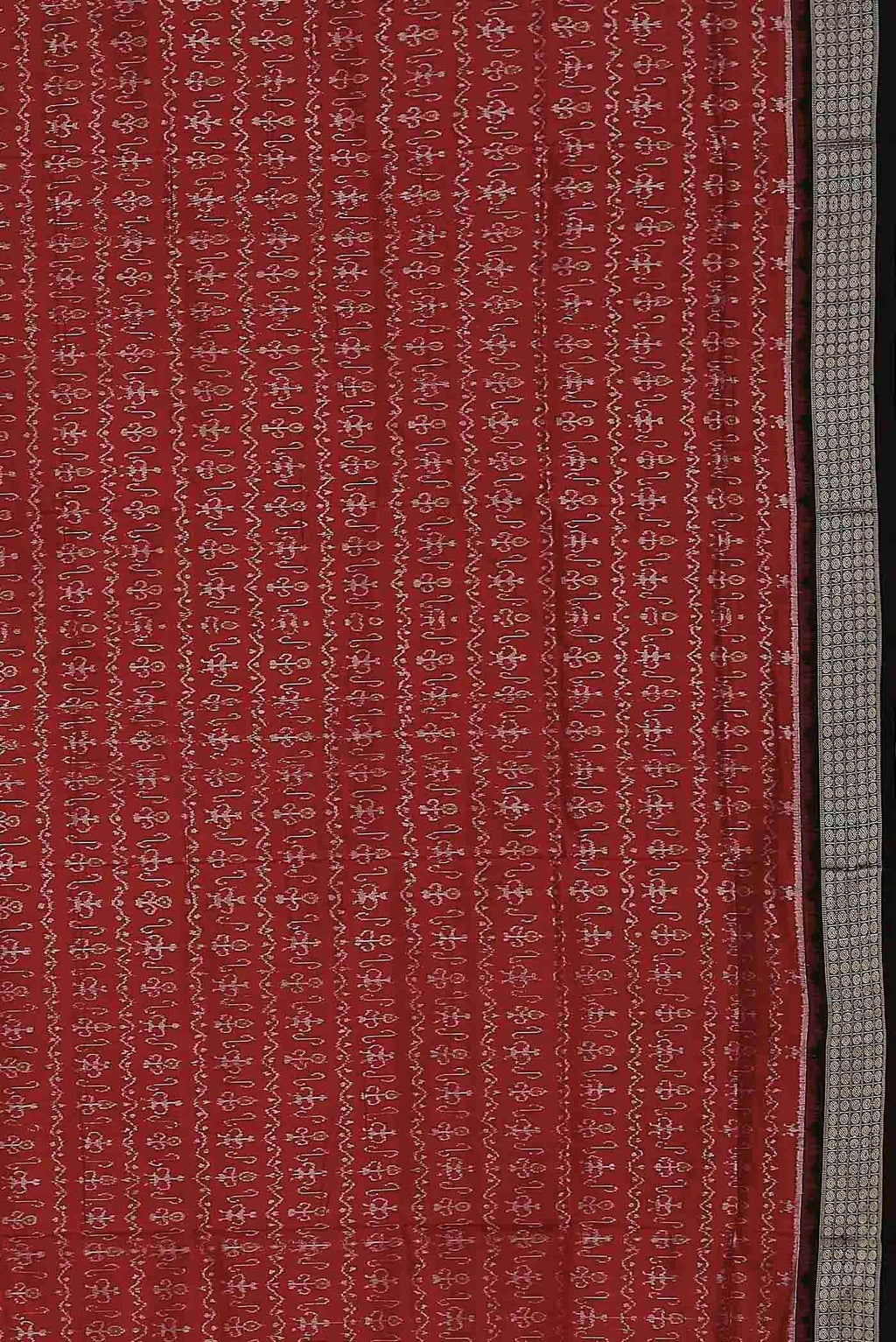 Red Orissa Silk Saree