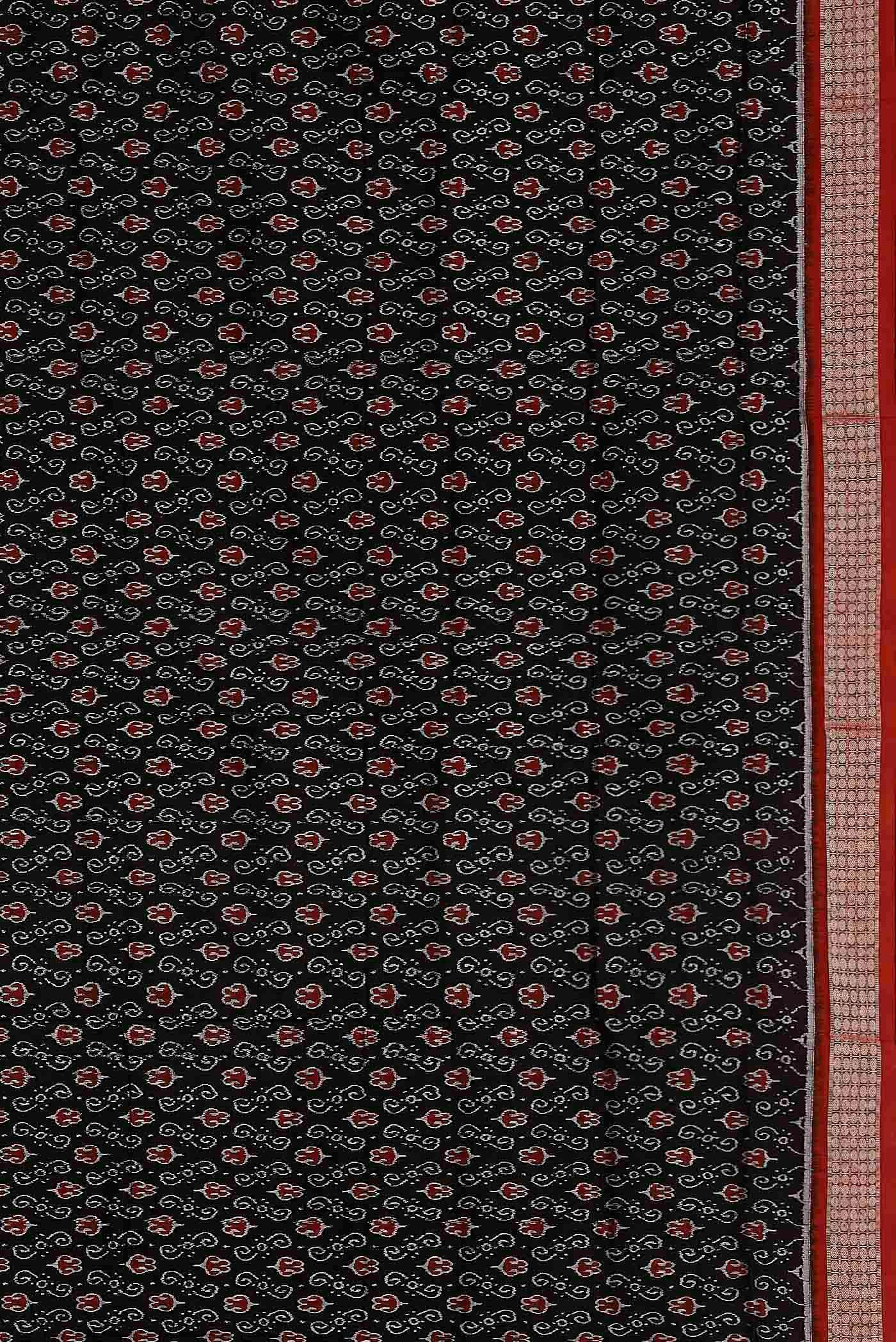 Black Orissa Silk Saree