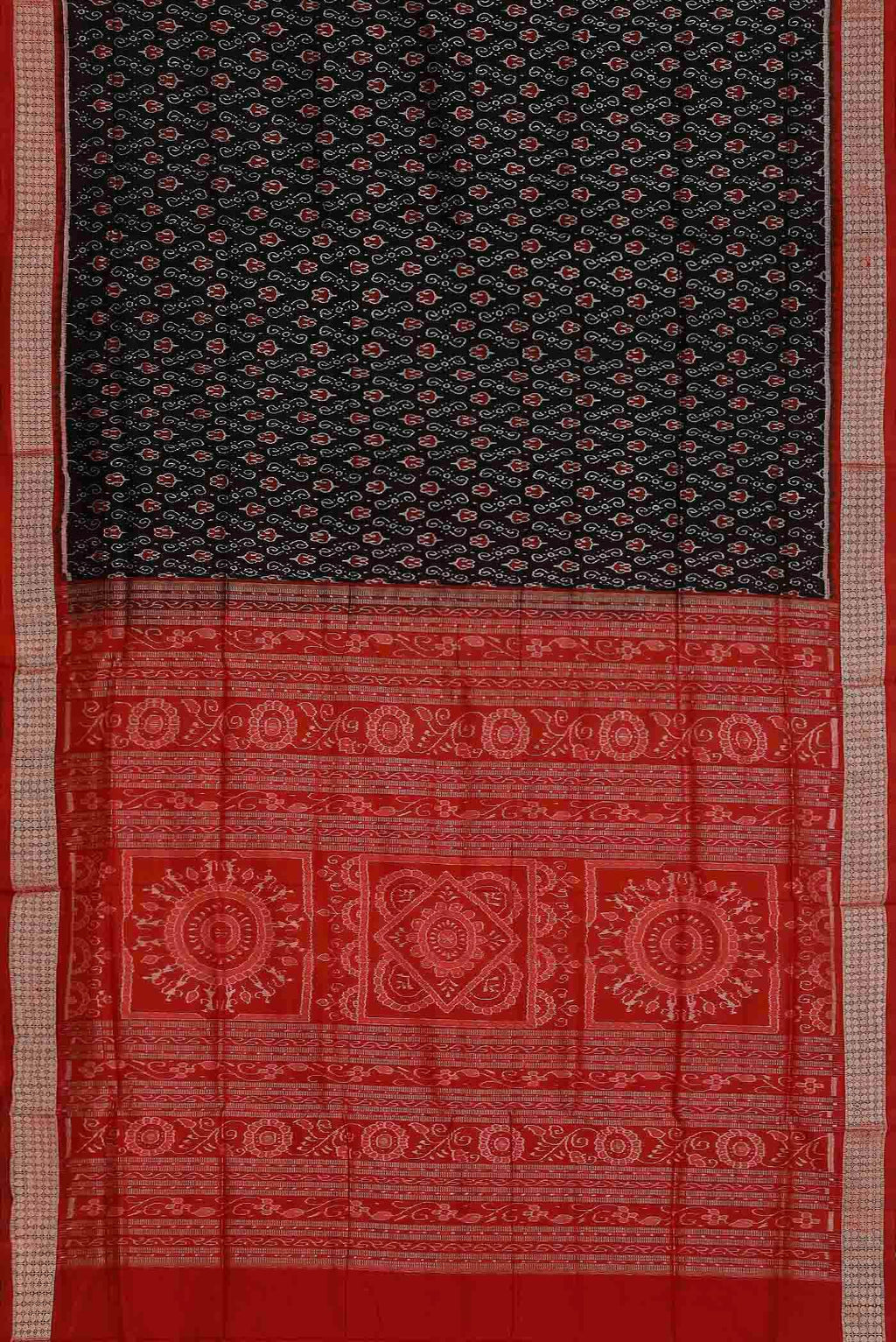 Black Orissa Silk Saree