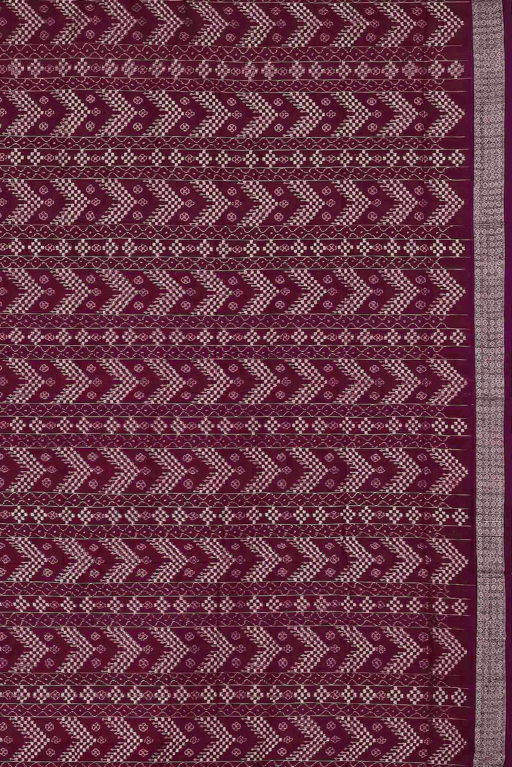 Dark Pink Orissa Silk Saree
