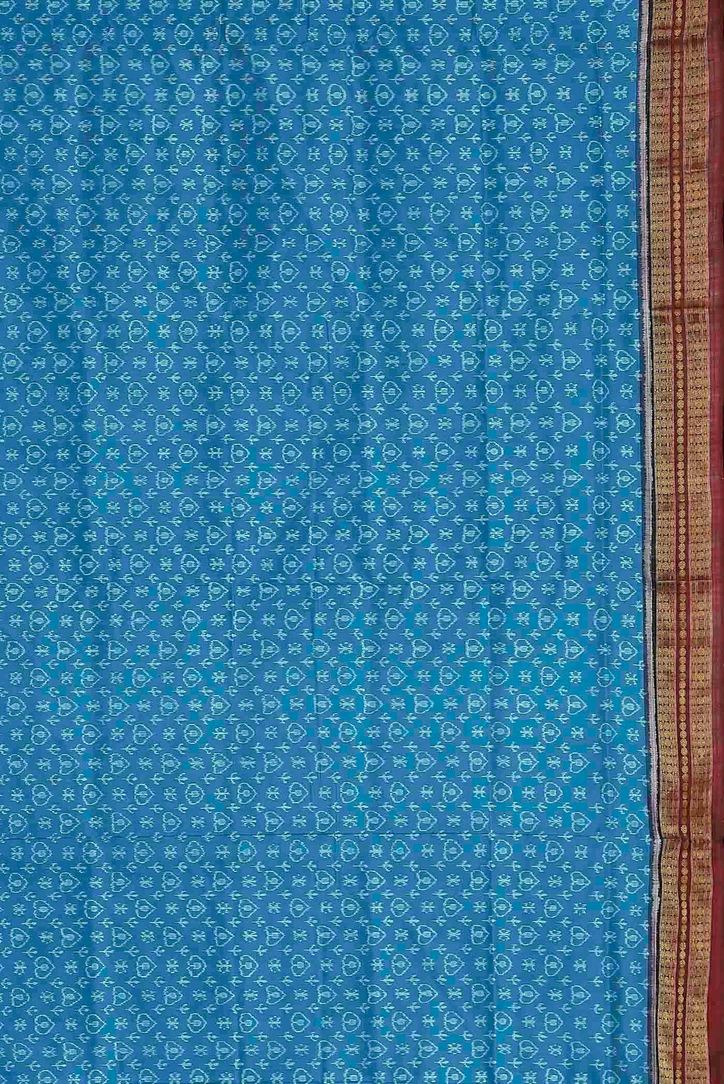 Blue Orissa Silk Saree
