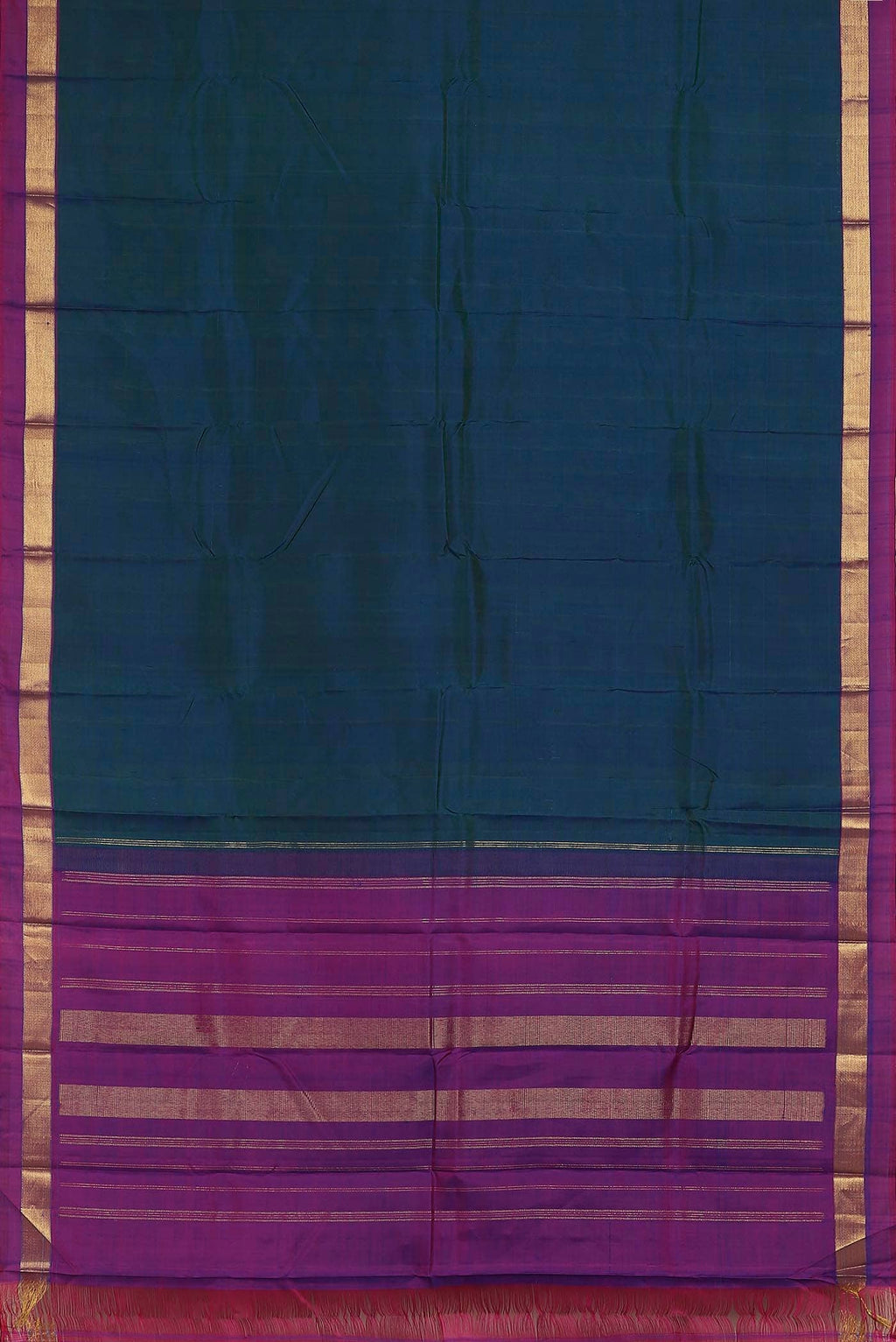Blue Kanchipuram Silk Saree