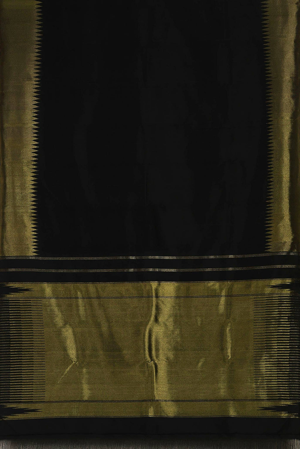 Black Kanchipuram Silk Saree