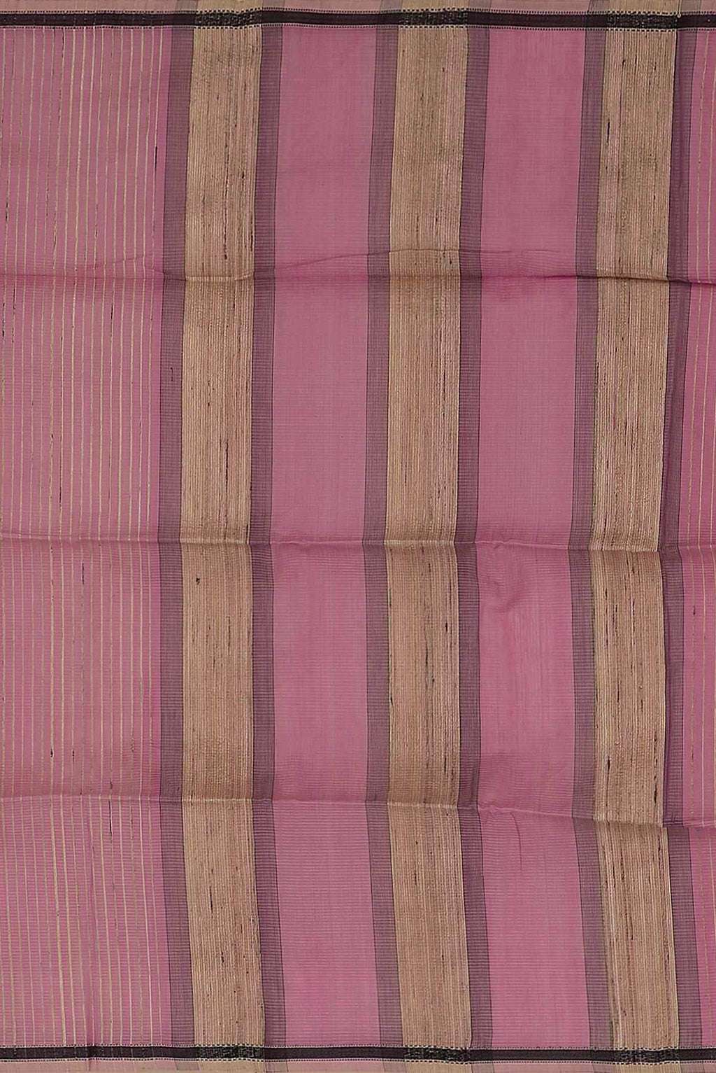 Rose pink Maheshwari Silk Cotton Saree