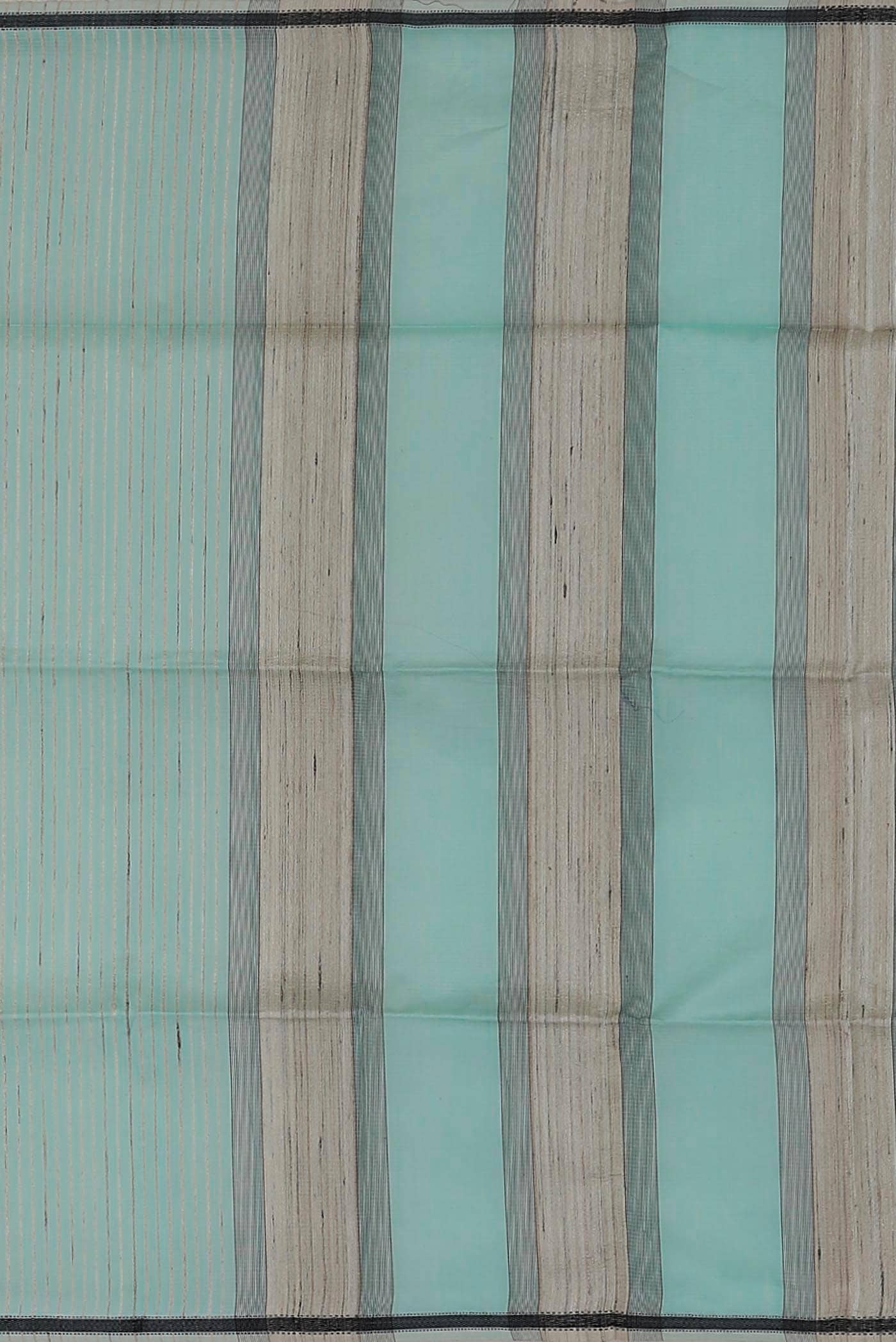 Sea Green Maheshwari Silk Cotton Saree