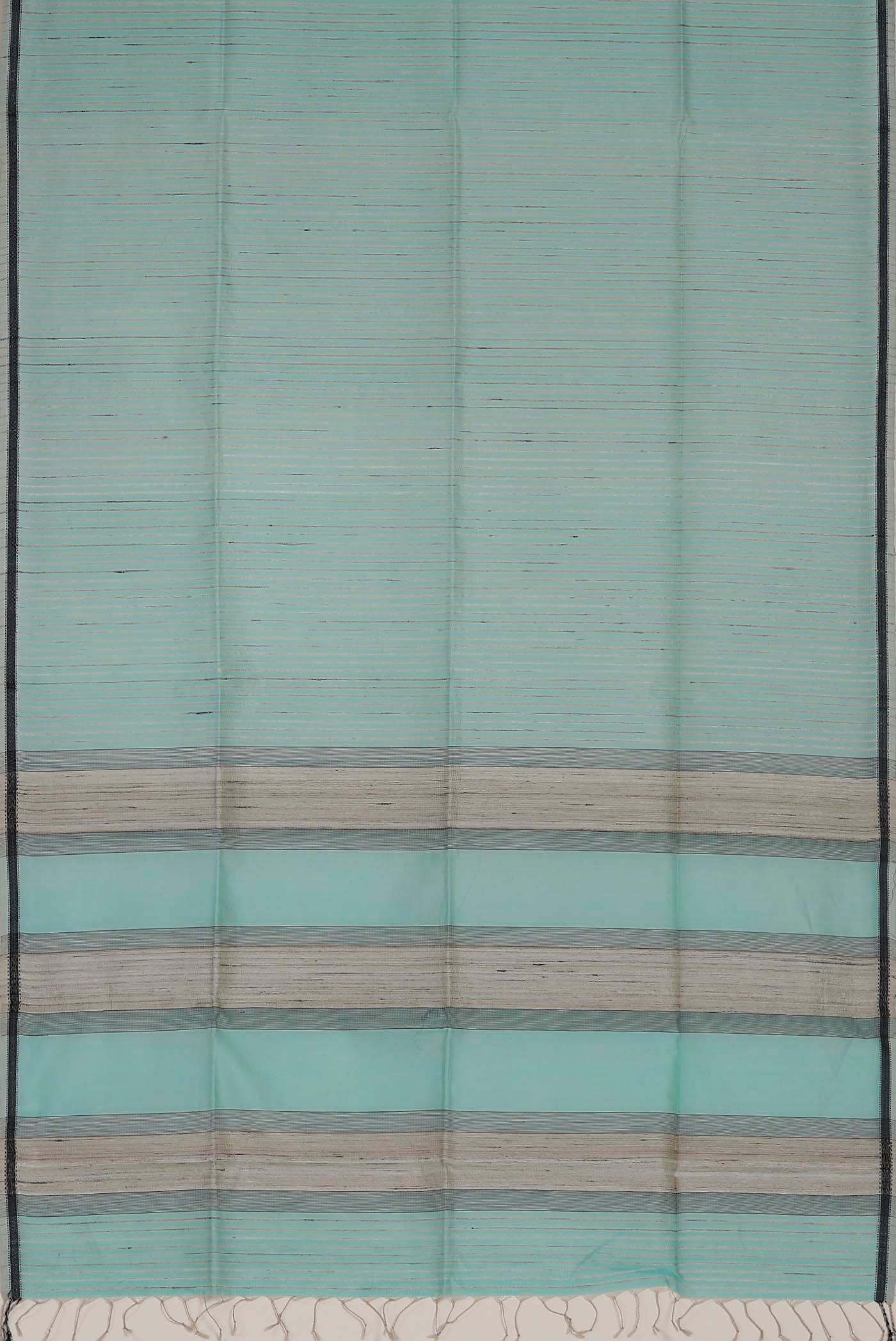 Sea Green Maheshwari Silk Cotton Saree