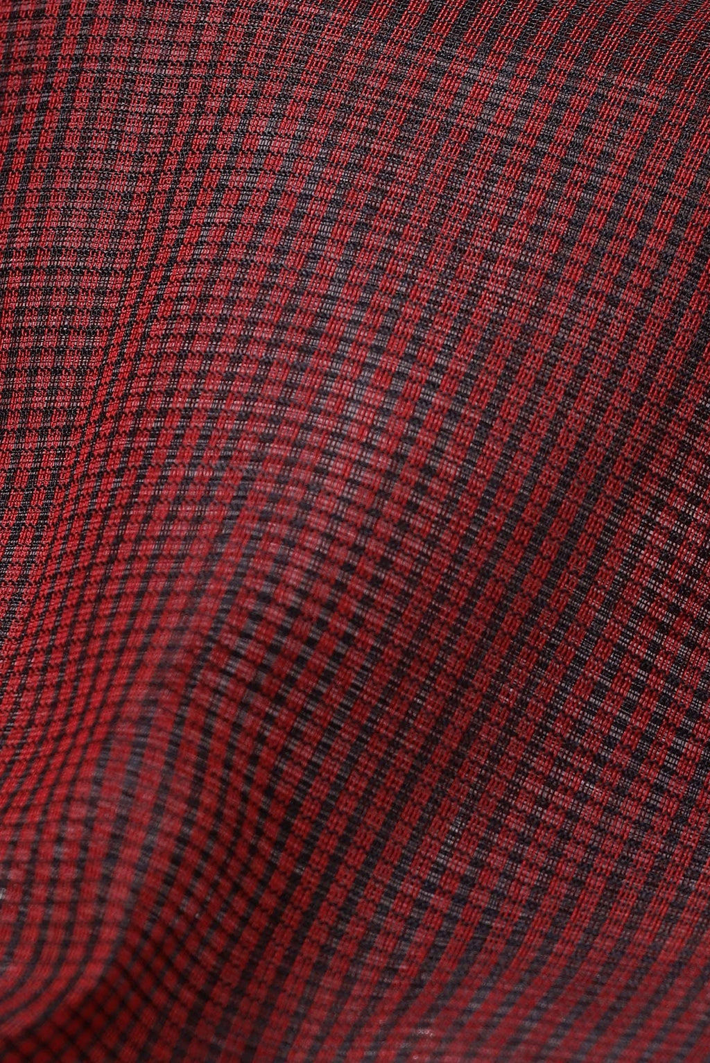 Maroon Maheshwari Silk Cotton Saree