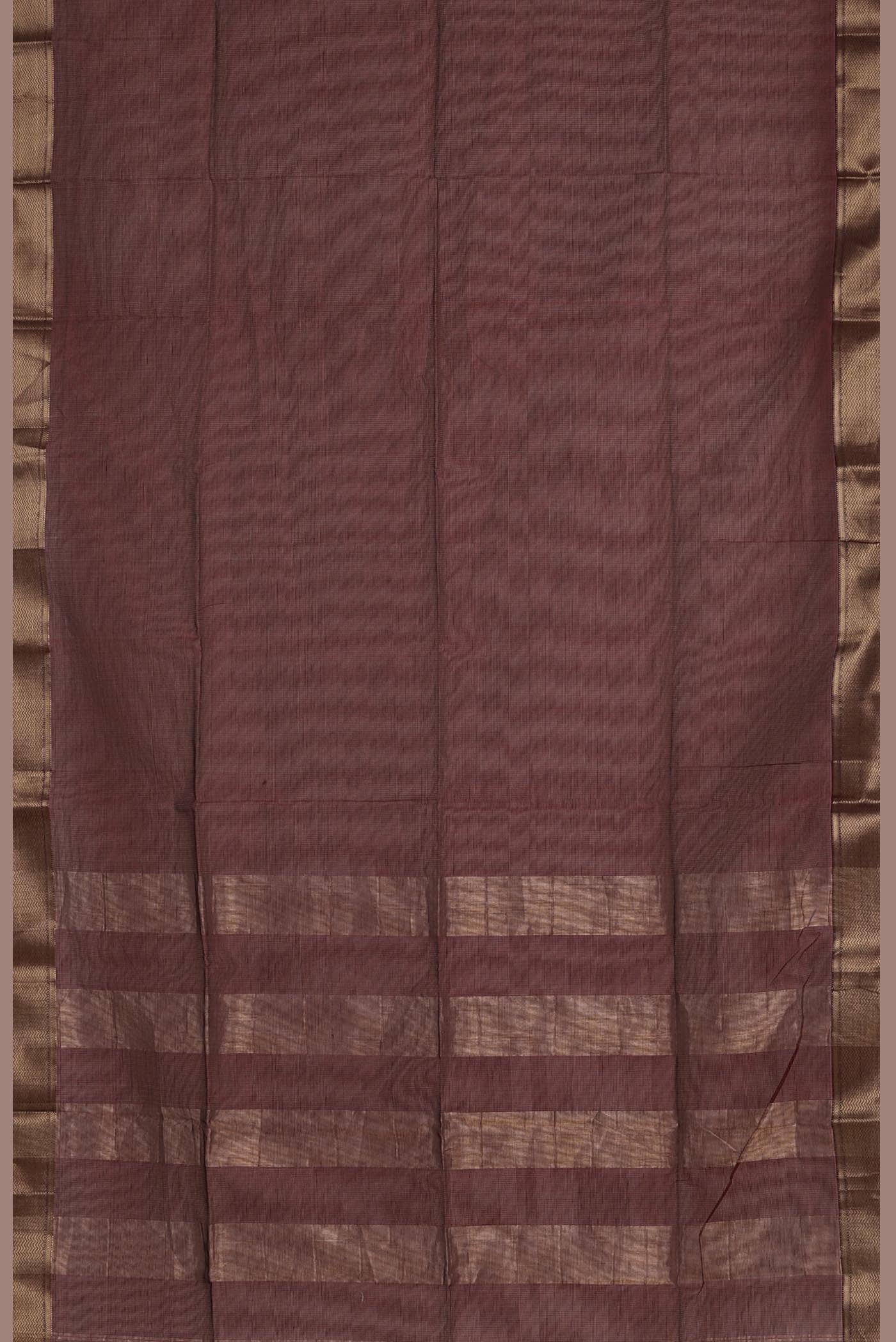 Maroon Maheshwari Silk Cotton Saree
