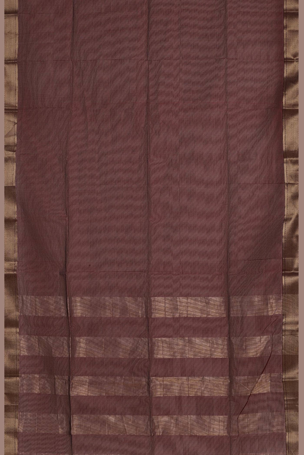 Maroon Maheshwari Silk Cotton Saree