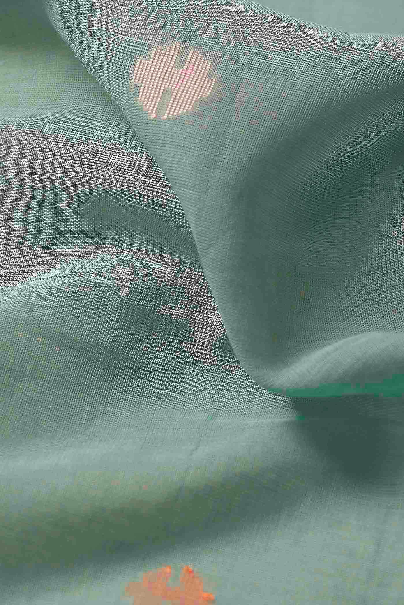 Green Bengal Cotton Saree