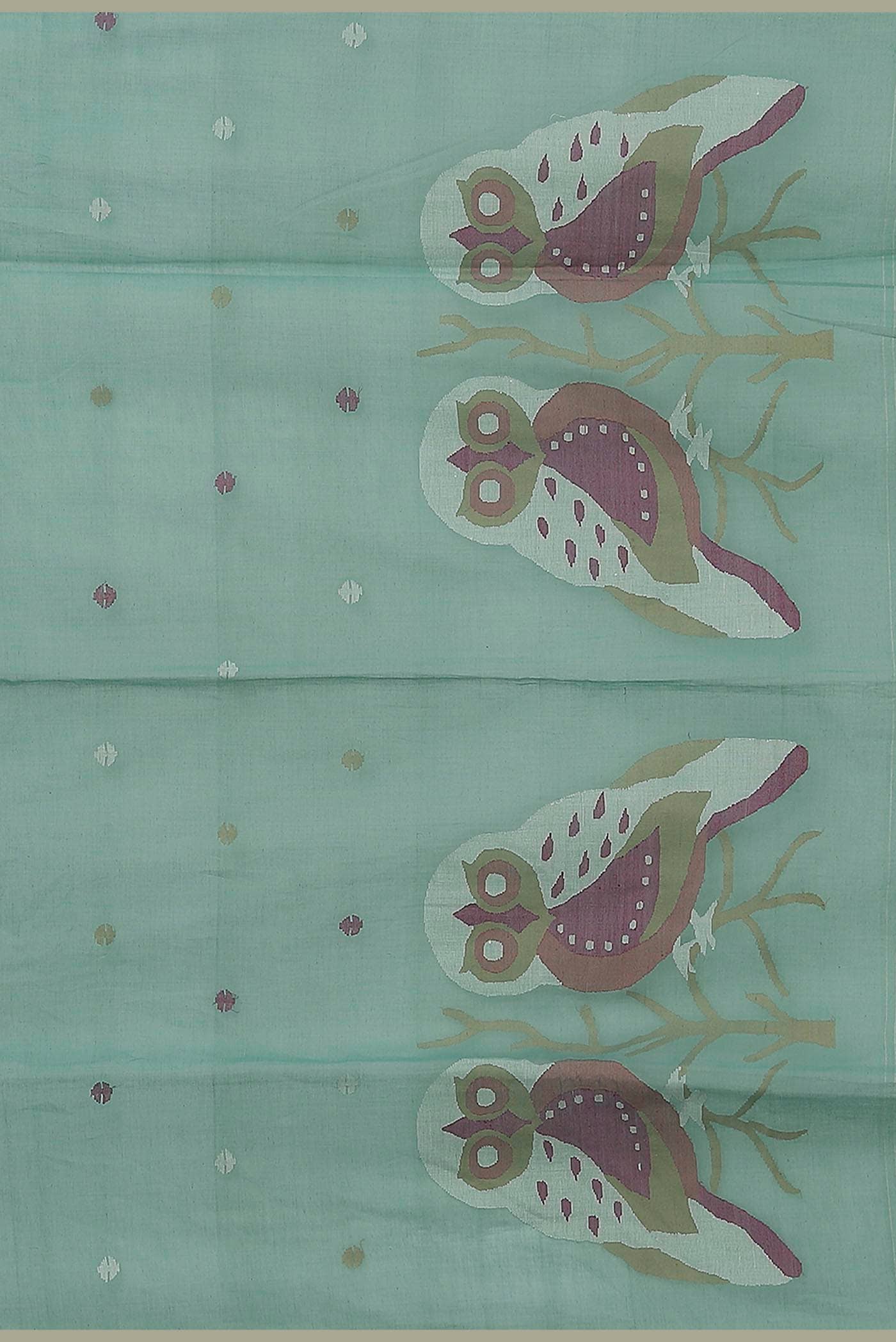 Green Bengal Cotton Saree