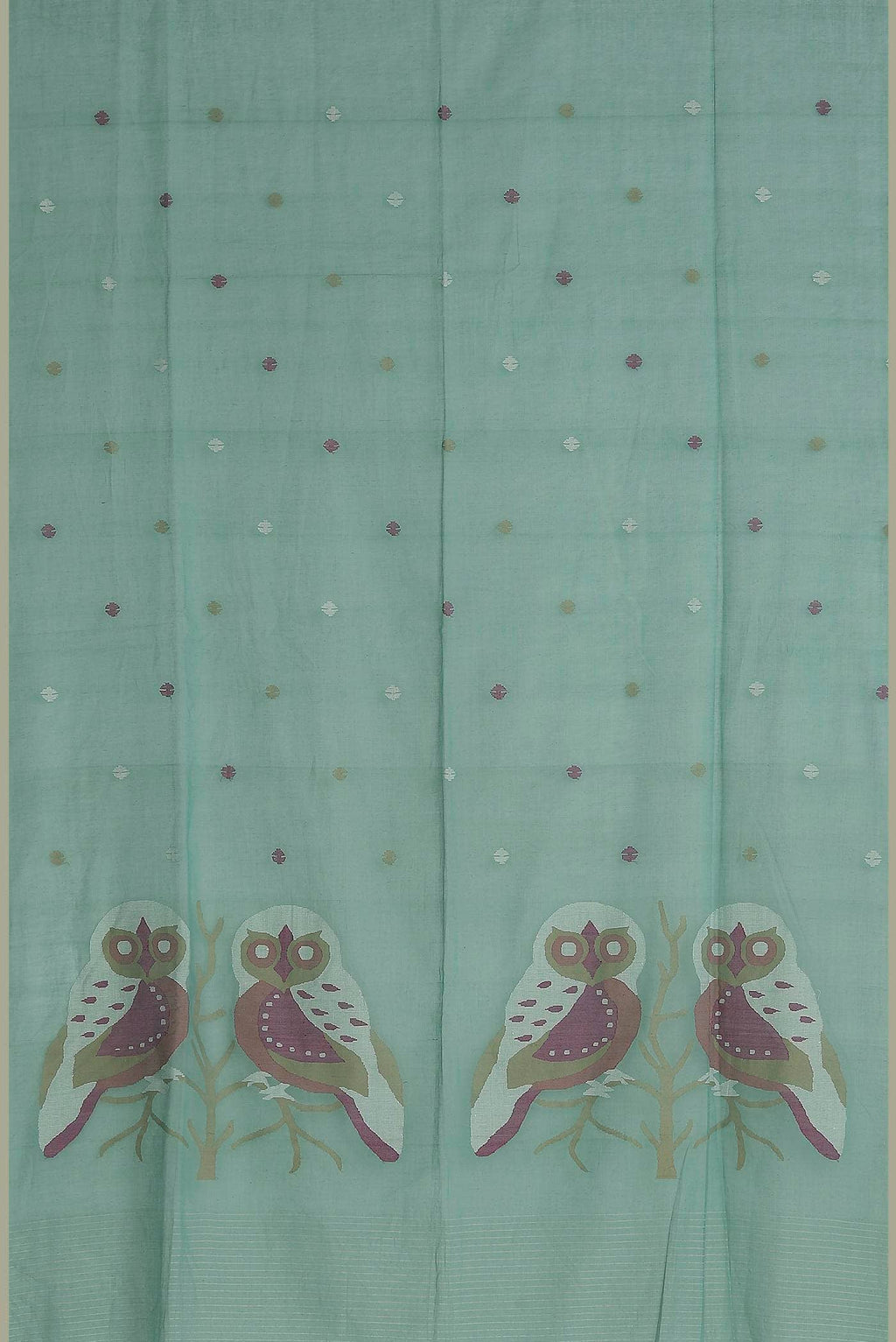 Green Bengal Cotton Saree