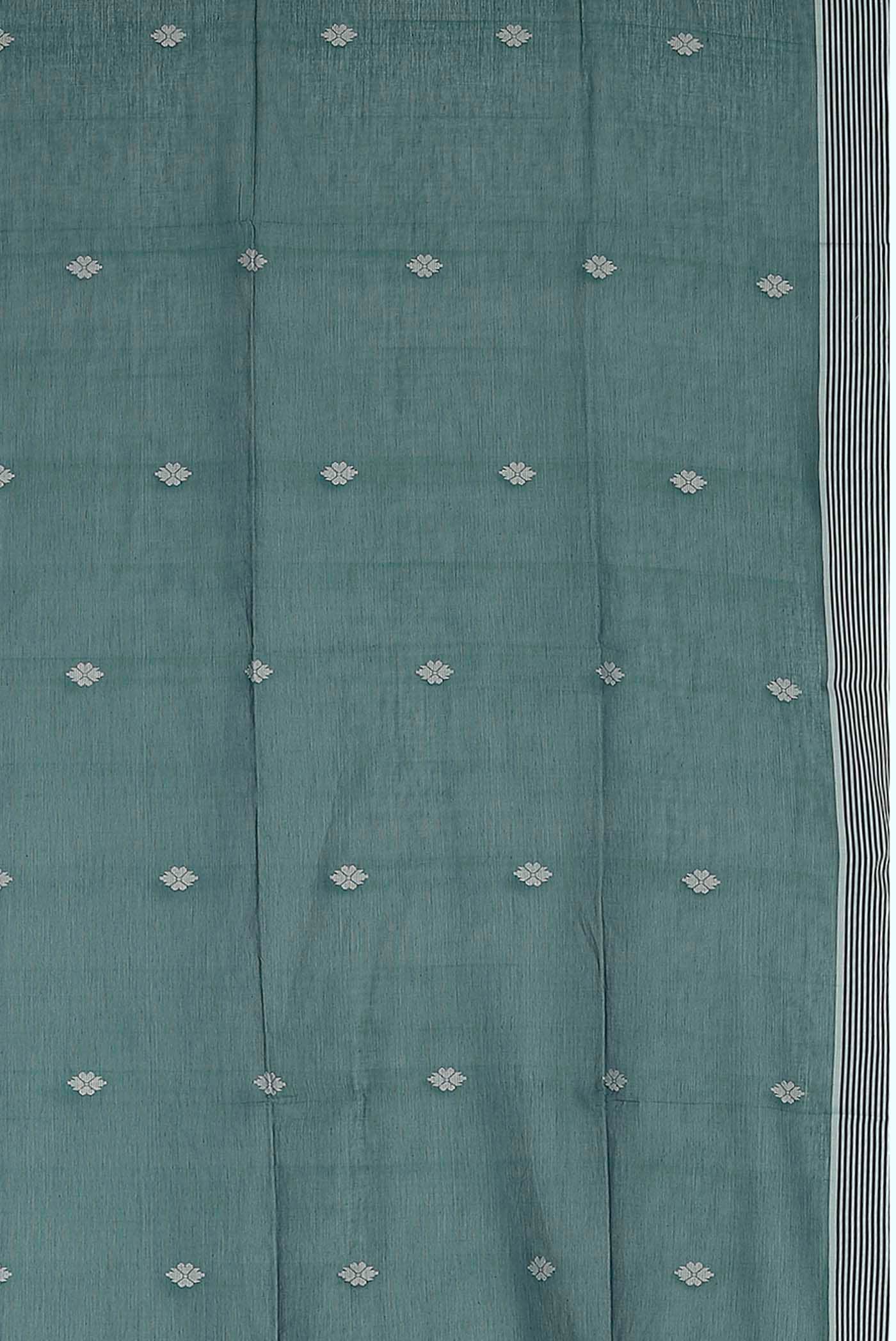 Blue Bengal Cotton Saree