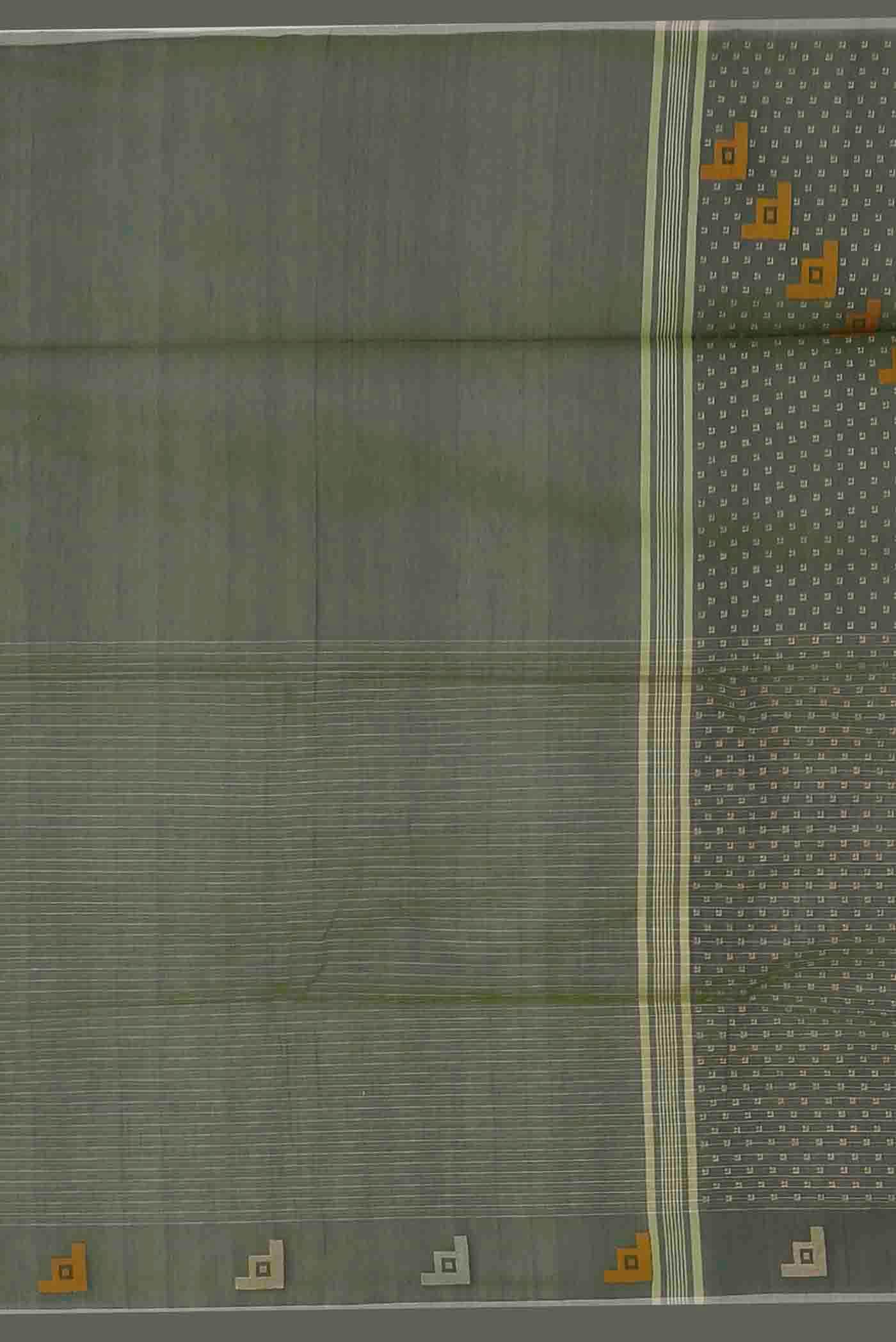 Green Bengal Cotton Saree