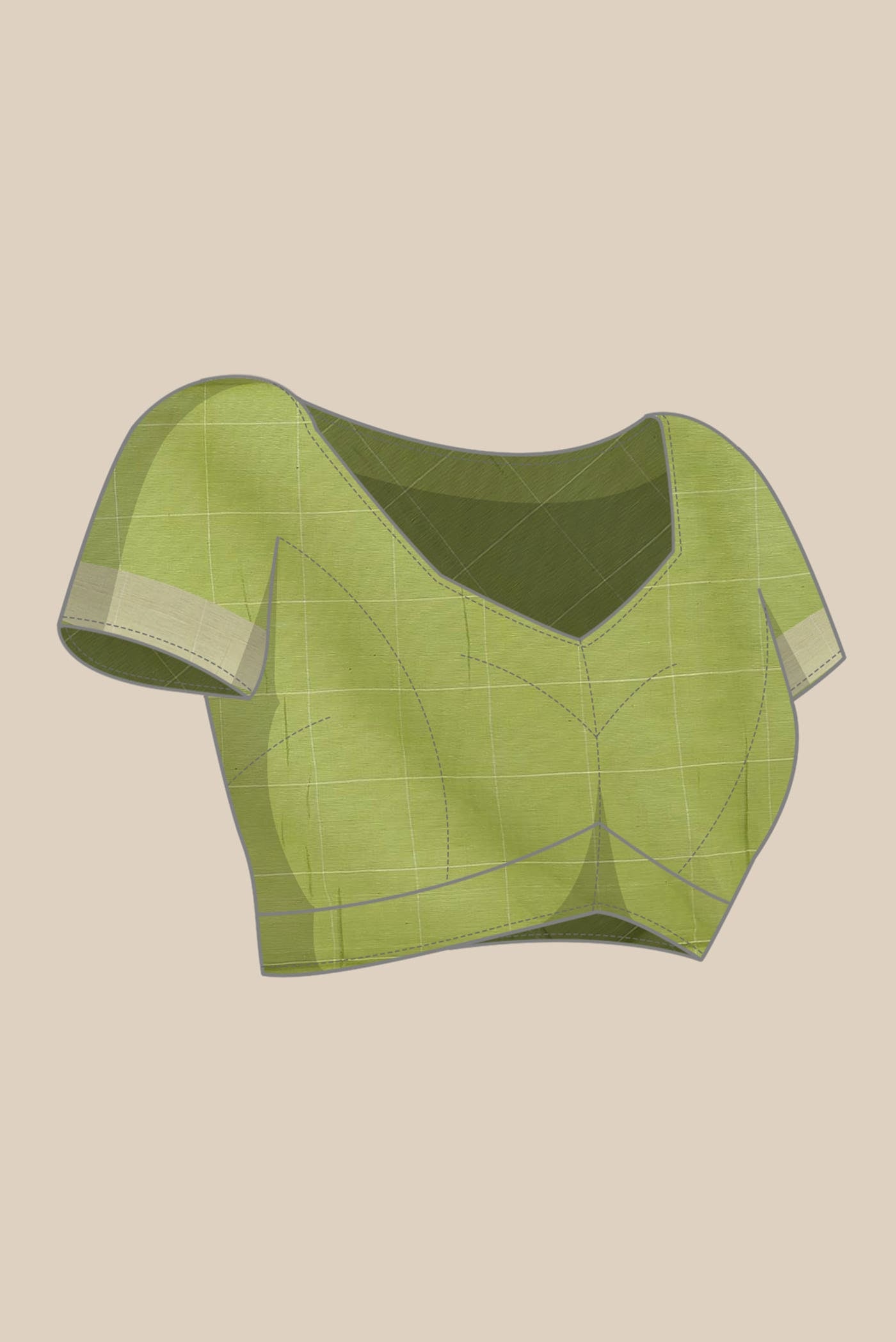 Green Bengal Cotton Saree