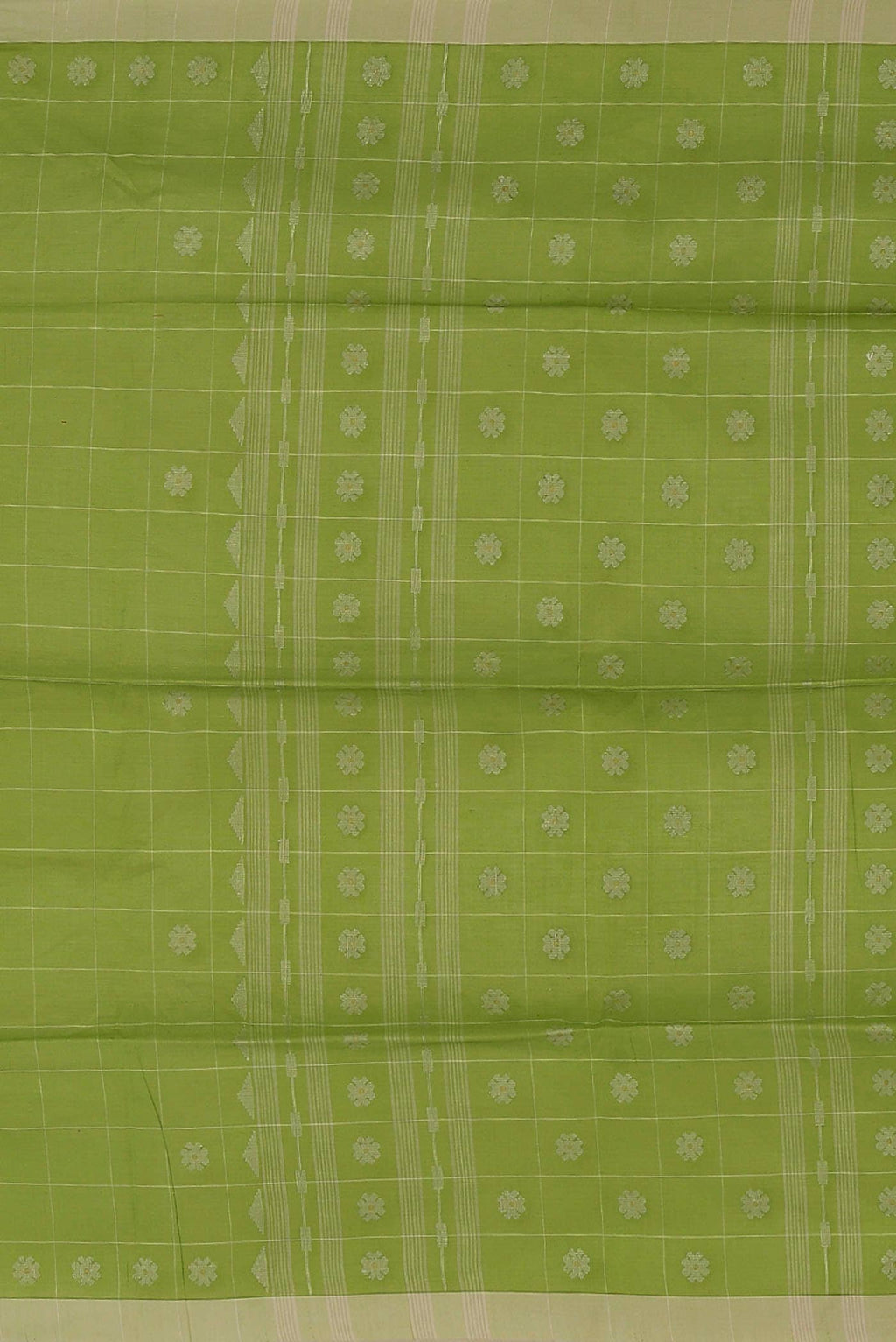 Green Bengal Cotton Saree